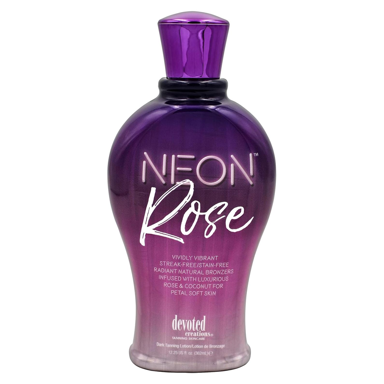 Loción bronceadora Devoted Creations Neon Rose 346.5 ml