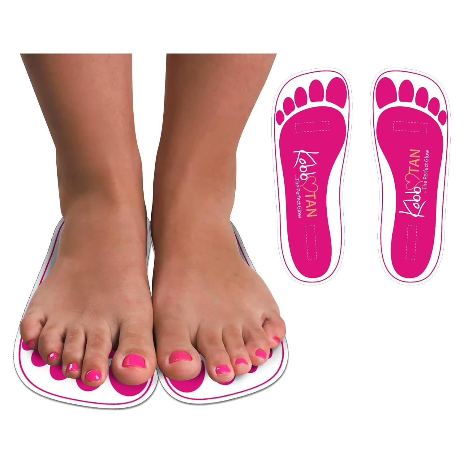 Almohadillas desechables para pies KobbTan - 25 pares antideslizantes