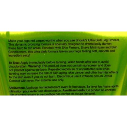 Bronceador Ultra Oscuro para Piernas Supre Snooki 170 g