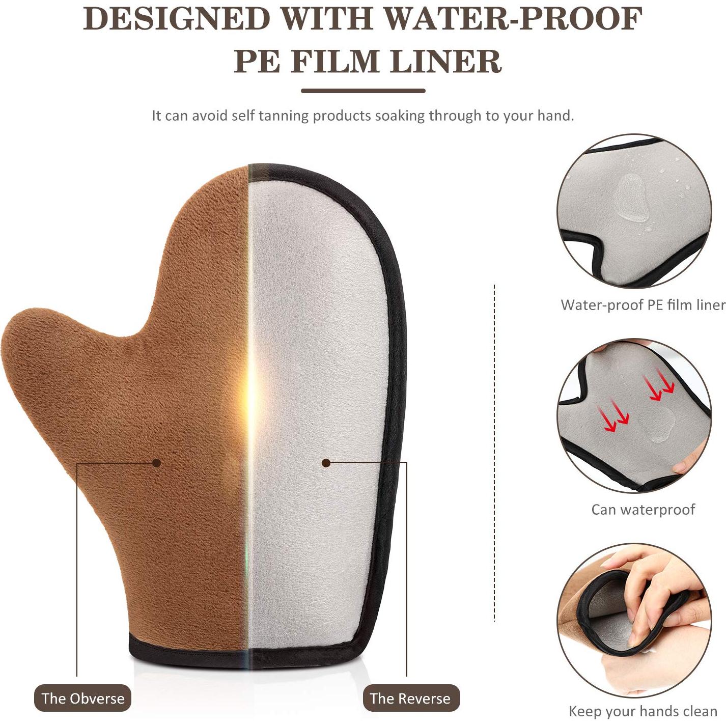 Guantes de Bronceado Autopropulsado SATINIOR Reutilizables 4 Pcs