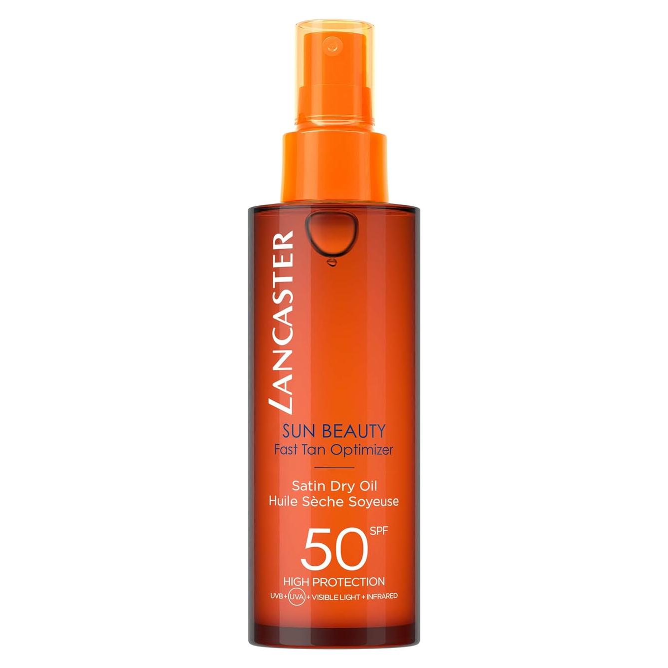 Aceite Seco Bronceador Lancaster Sun Beauty SPF 50 - 150 ml