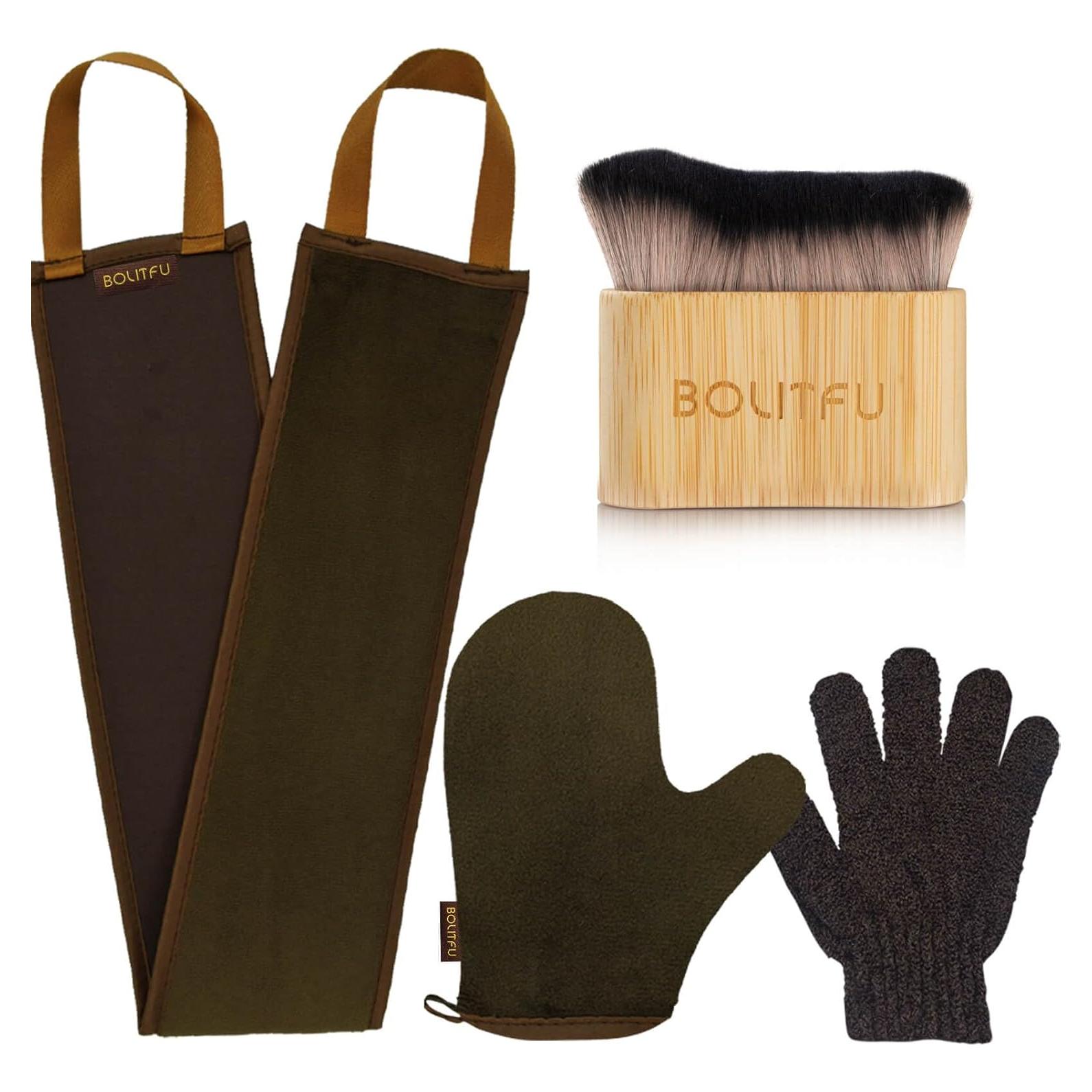 Kit de Aplicador de Autobronceador BOLITFU - 4 Piezas