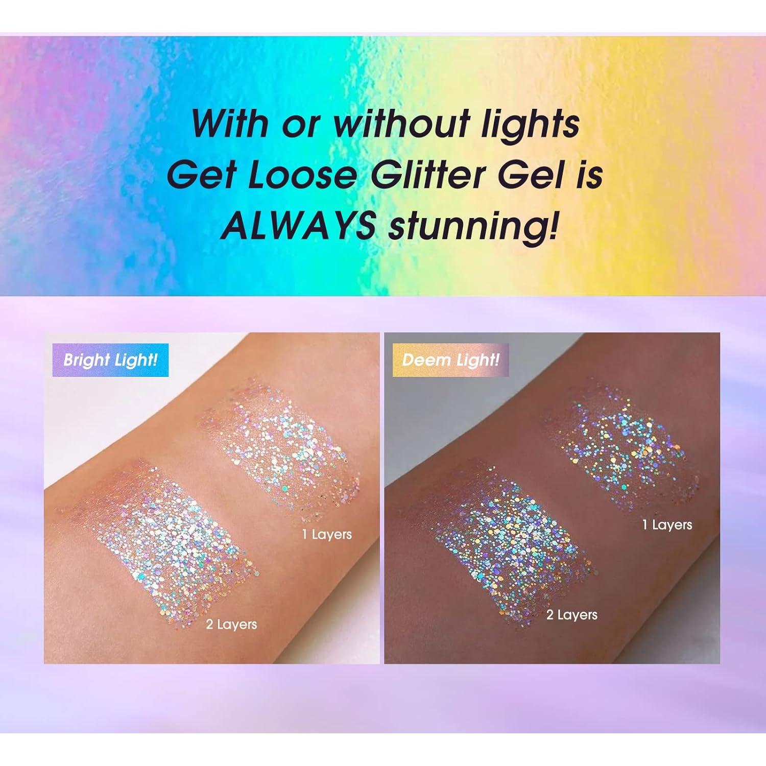 Gel de Brillo Corporal LANGMANNI Rosa Brillante 40 ml Vegano