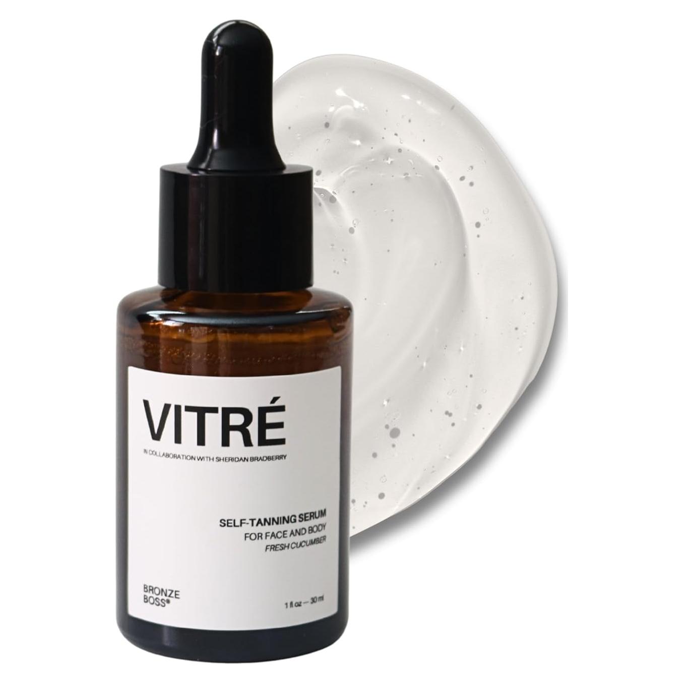 Suero Autobronceador Vitrè 28.35 g - Hidratante para Cara y Cuerpo