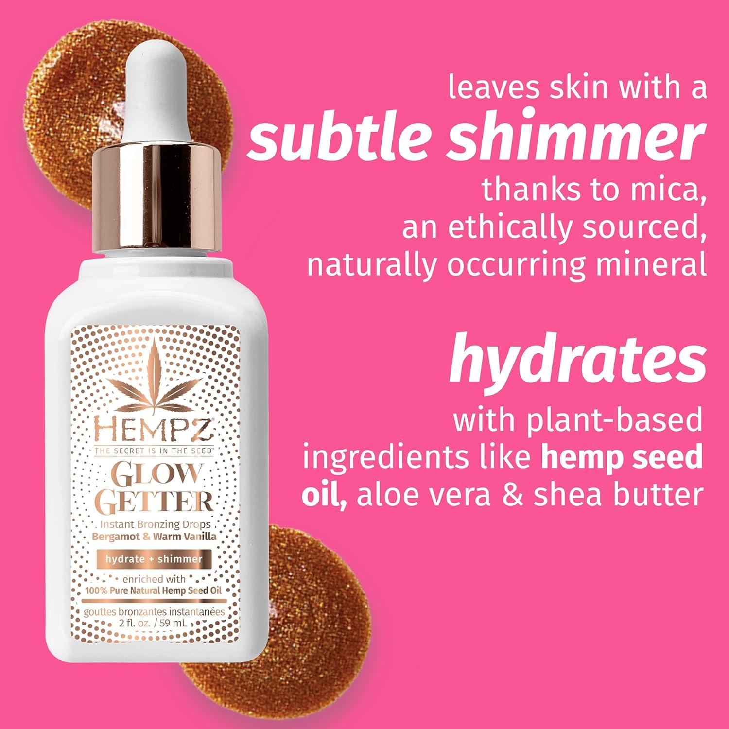 Gotas Bronceadoras Instantáneas Hempz Glow Getter 56.7 g