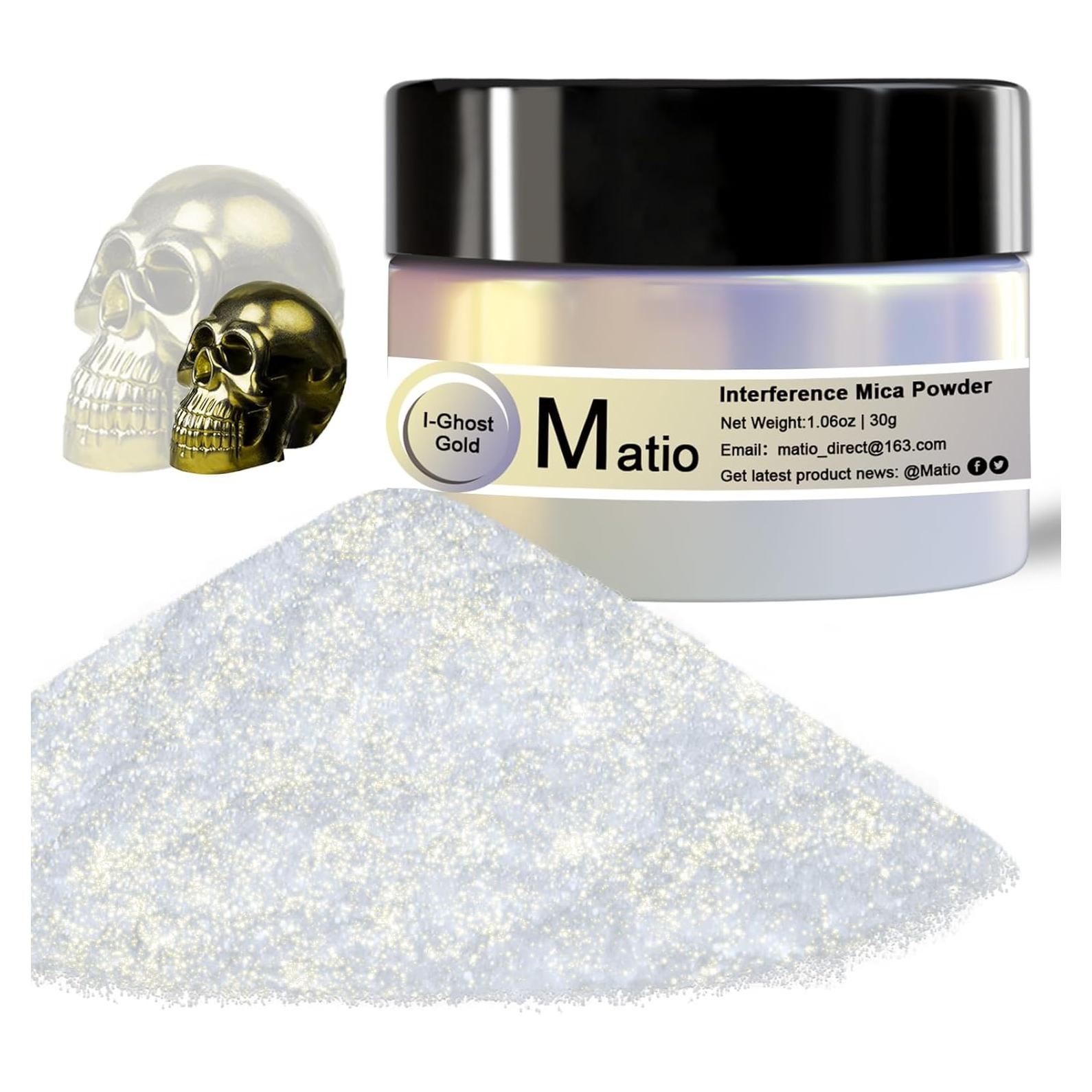 Polvo de Mica Interferencia Matio 30g Dorado Fantasma