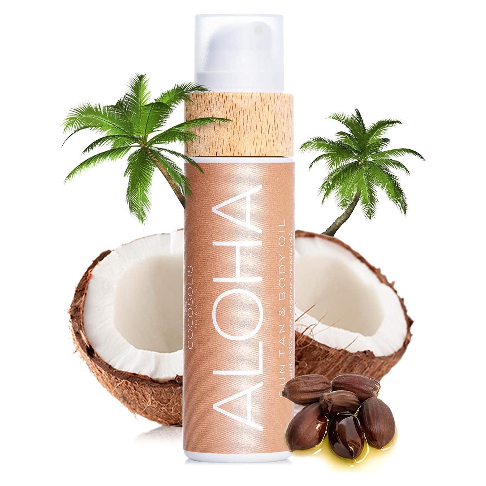 Aceite Bronceador Corporal COCOSOLIS ALOHA 250g - Orgánico