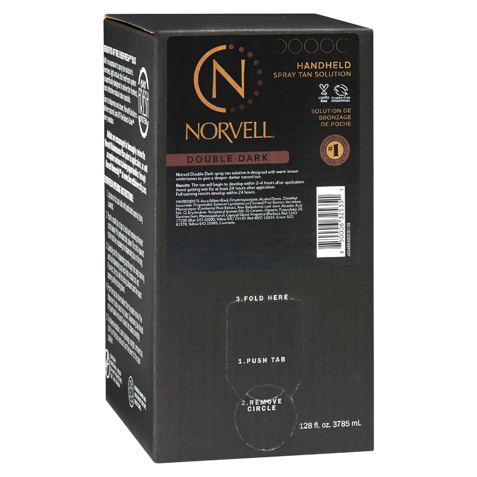 Bronceador en Spray Norvell Premium Double Dark 3.79L - Fórmula Profesional