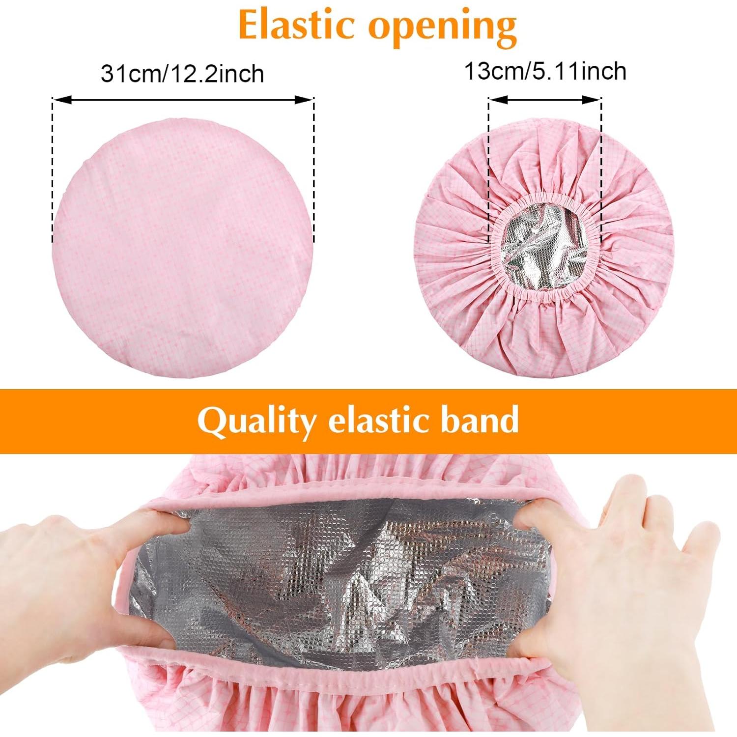 Gorros de Procesamiento de Cabello Doble Capa Larrel 2 Pcs