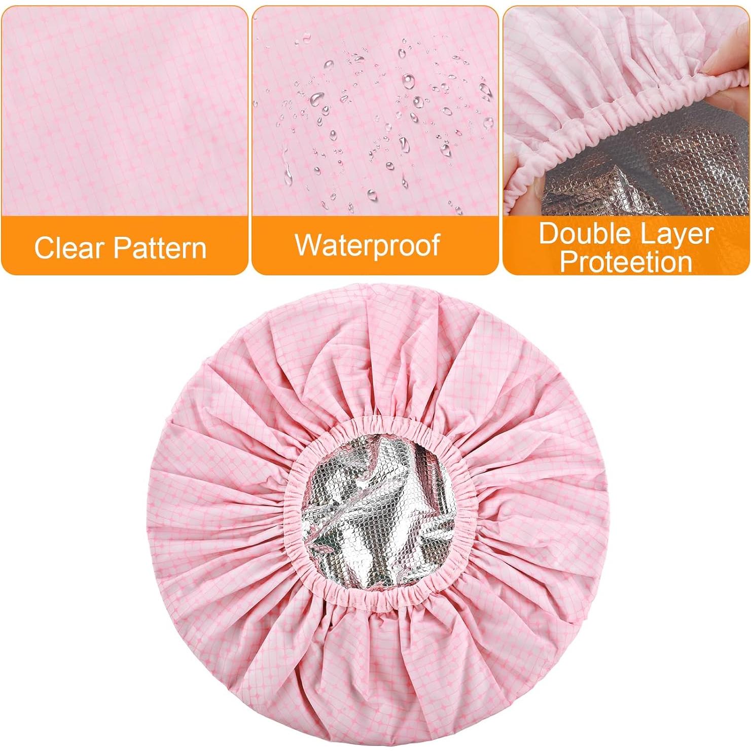 Gorros de Procesamiento de Cabello Doble Capa Larrel 2 Pcs