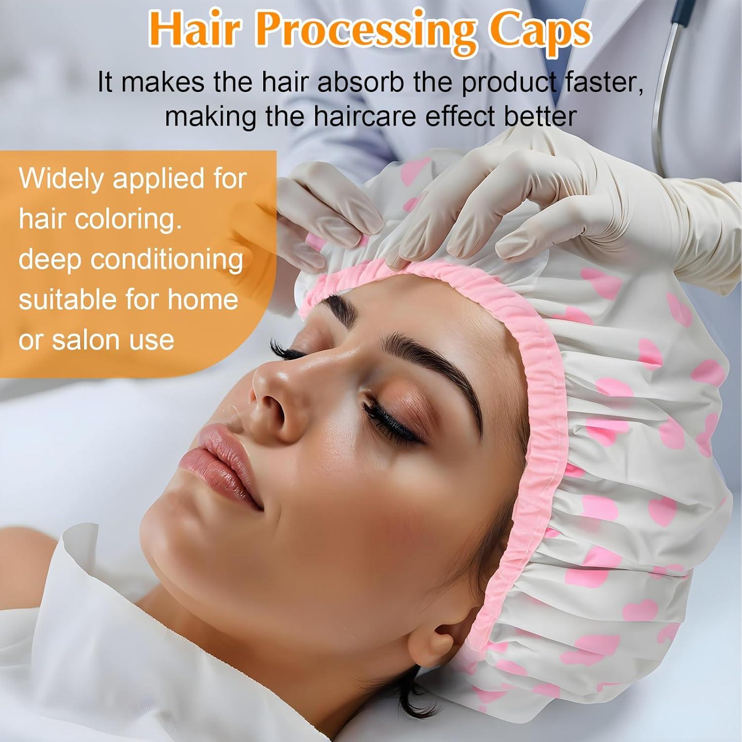 Gorros de Procesamiento de Cabello Doble Capa Larrel 2 Pcs