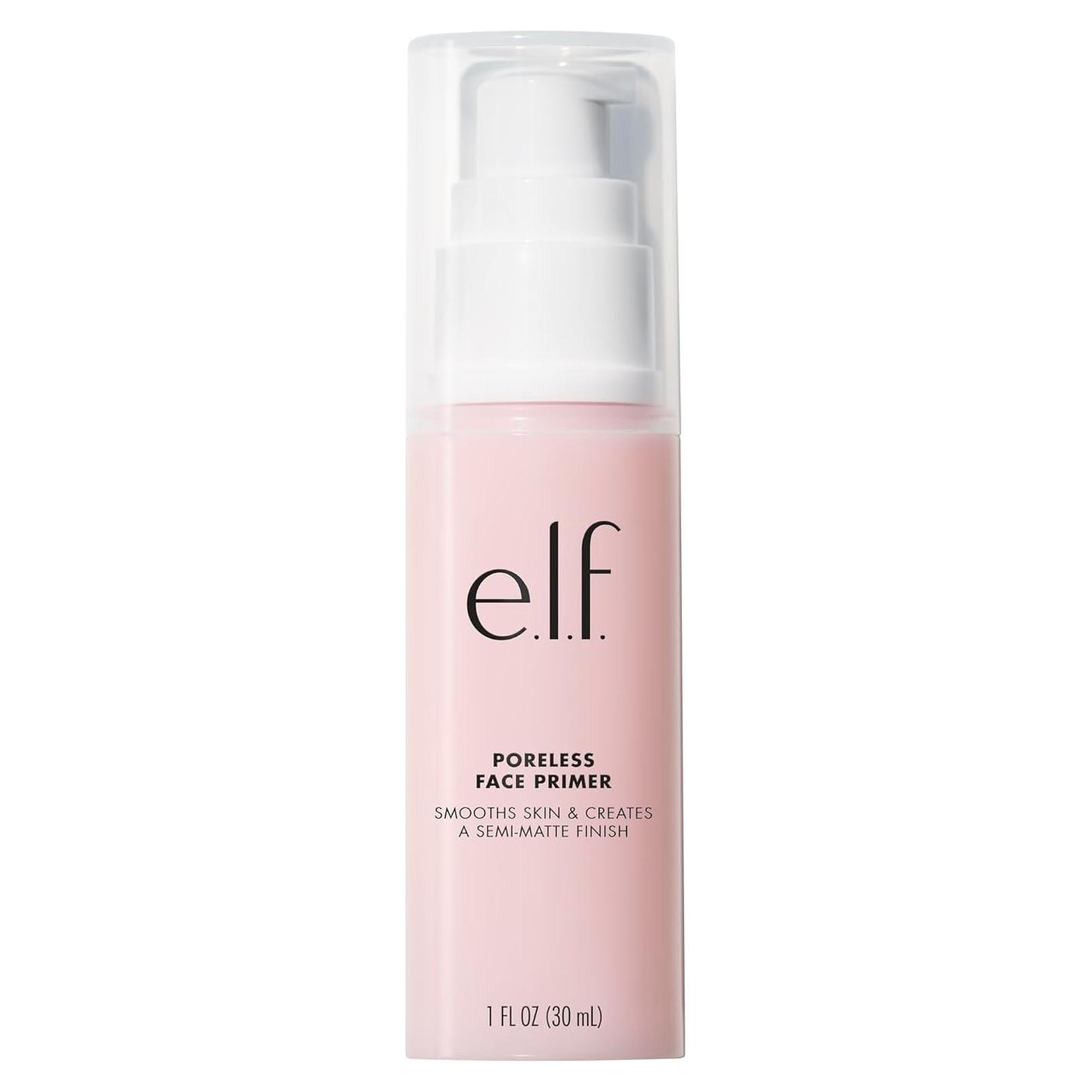 e.l.f. Primer Facial Sin Poros 30 ml - Larga Duración, Vegano