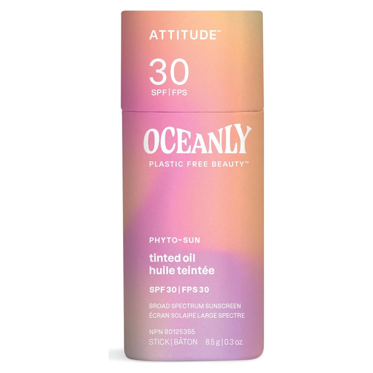 Stick Aceite Mineral SPF 30 ATTITUDE Oceanly 8.5g Vegano