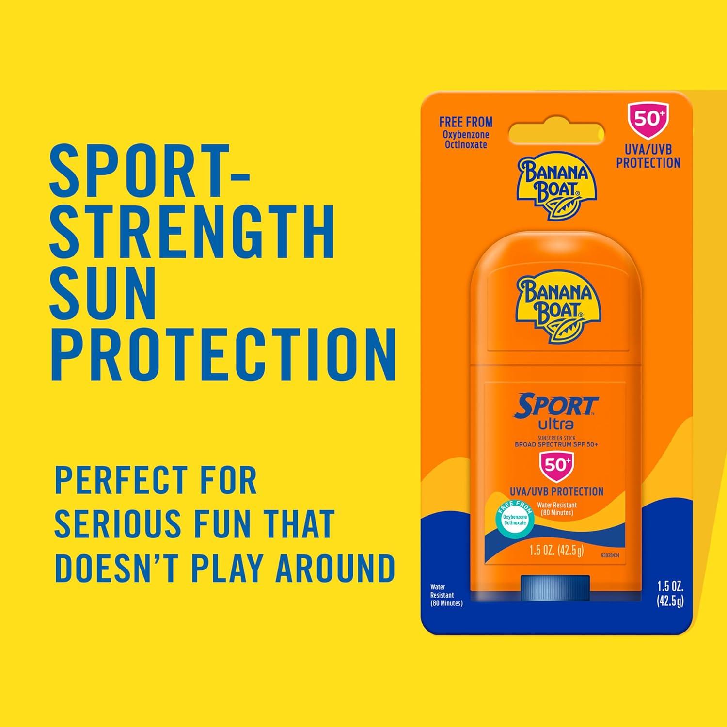 Protector Solar Banana Boat Sport Ultra Stick SPF 50 - 42.5g
