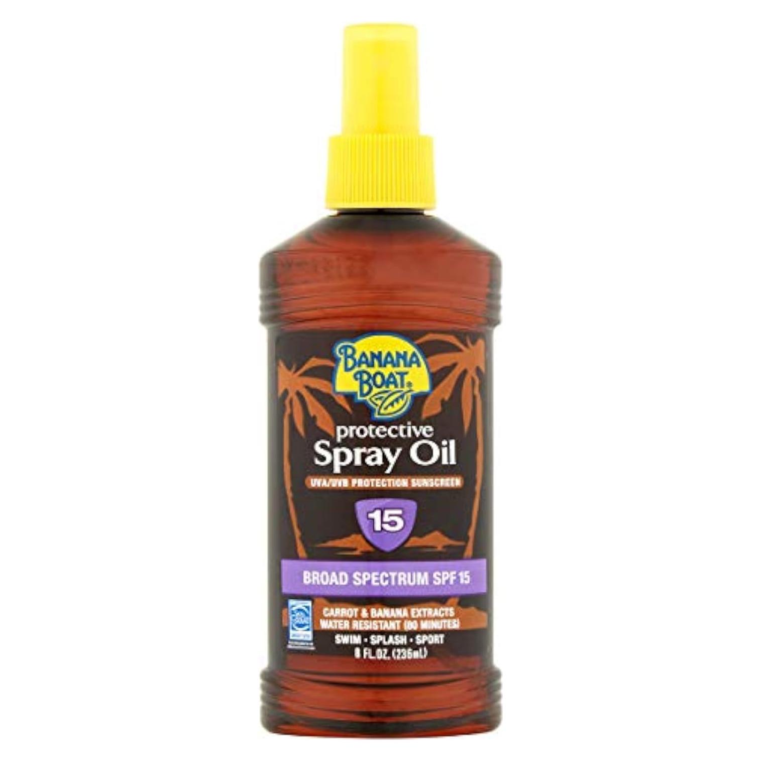 Aceite en Spray Protector Solar Banana Boat SPF 15 236 ml