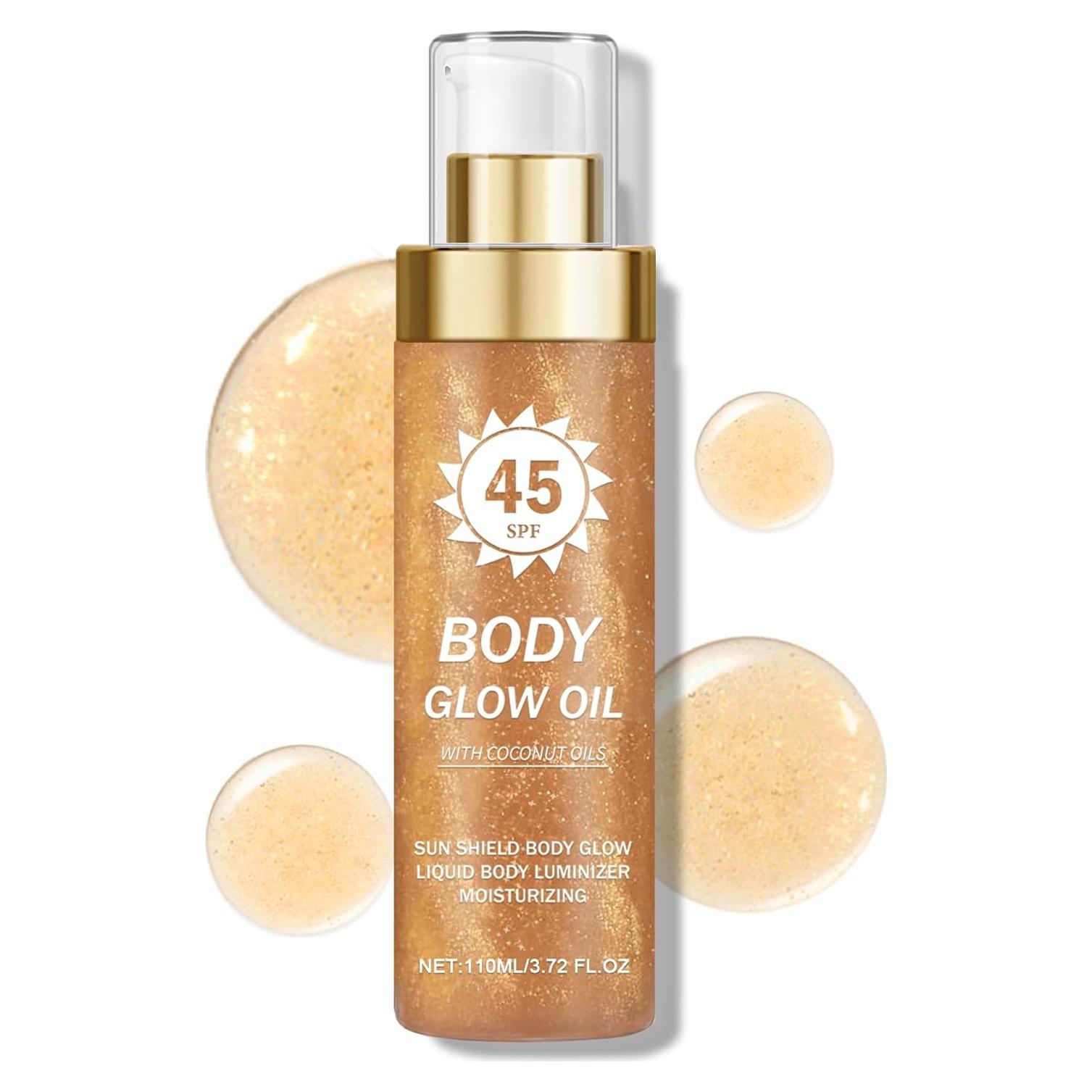 Aceite Brillante para el Cuerpo AOAZXBB SPF 45 109.8 ml