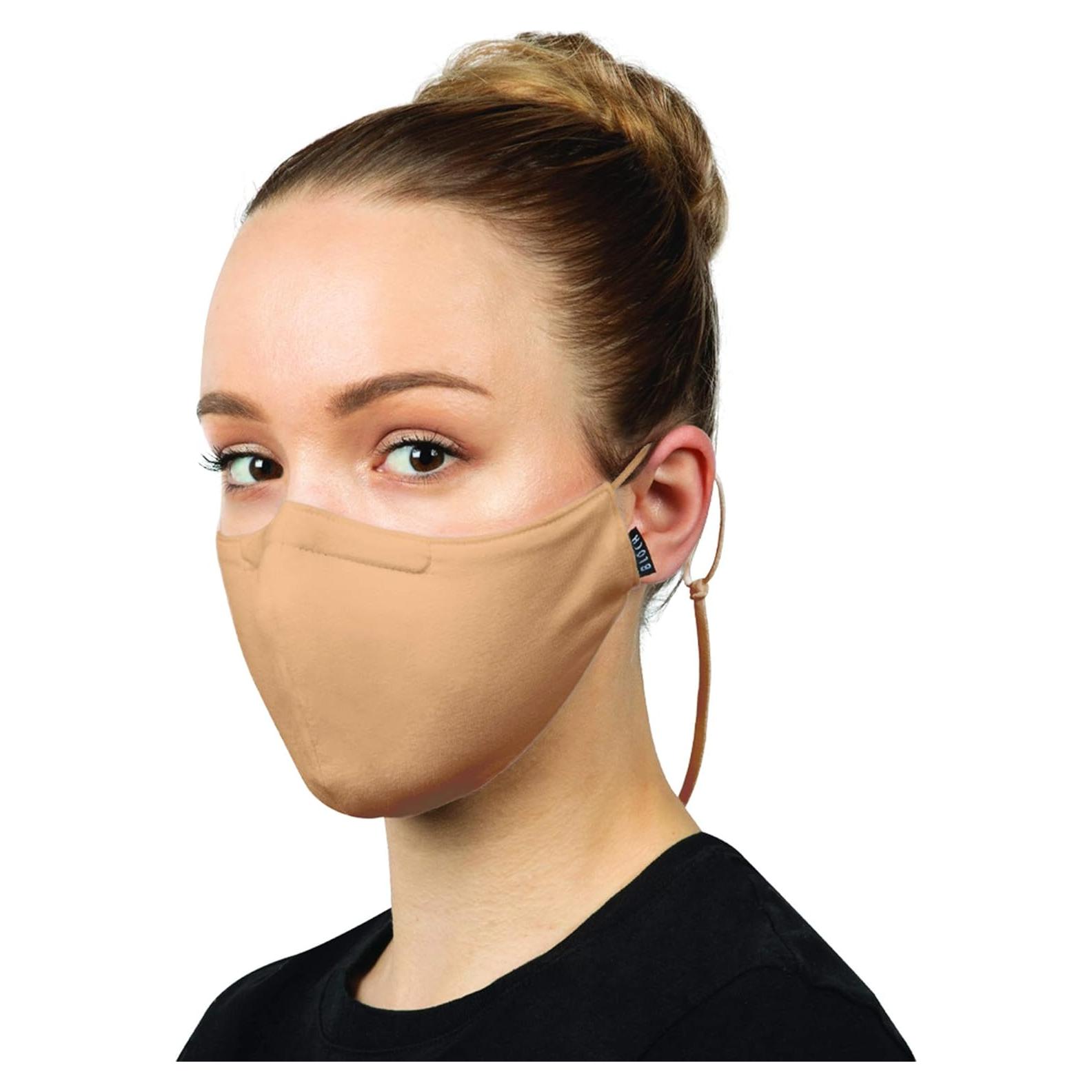 Mascarilla reutilizable Bloch A004 unisex con cordón y almohadilla