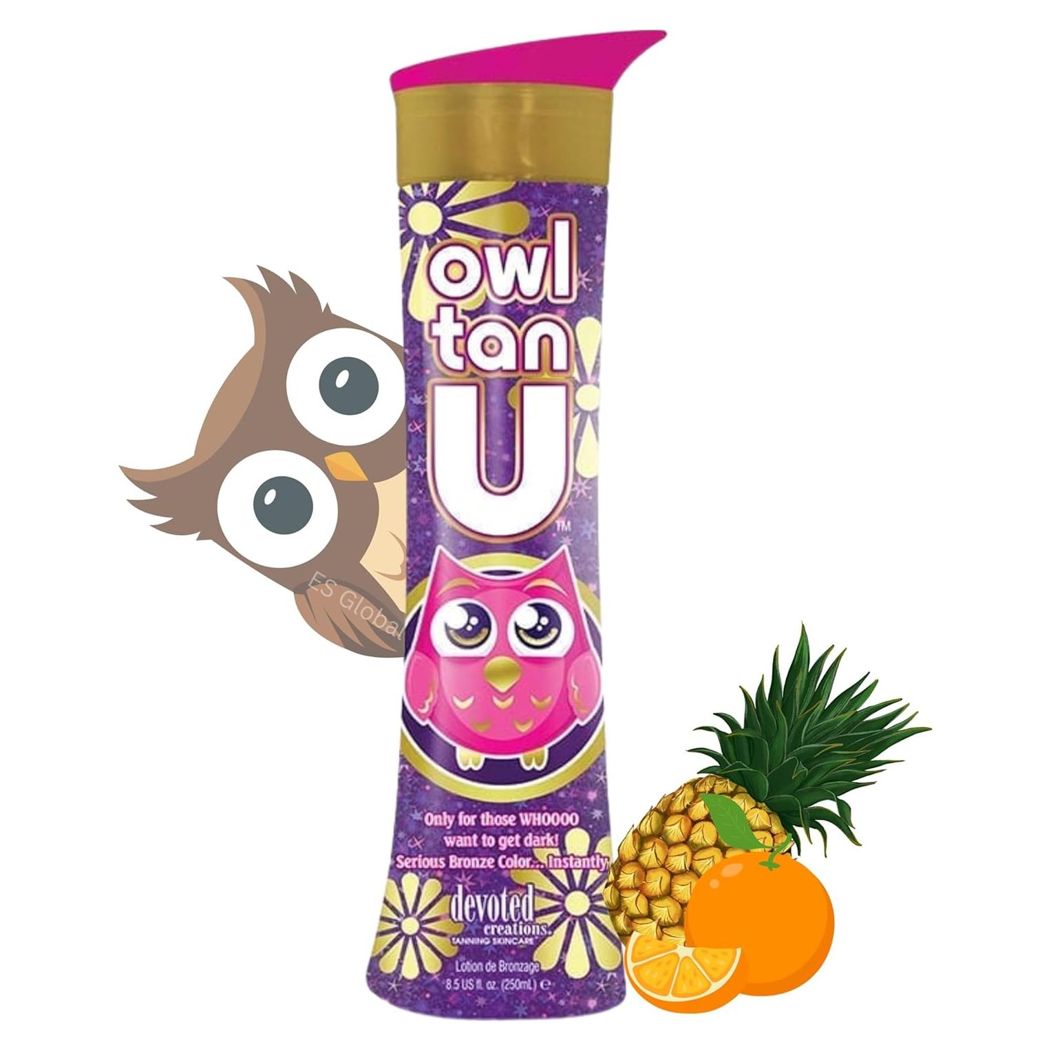Loción Bronceadora Instantánea Devoted Creations OWL TAN U 240 ml