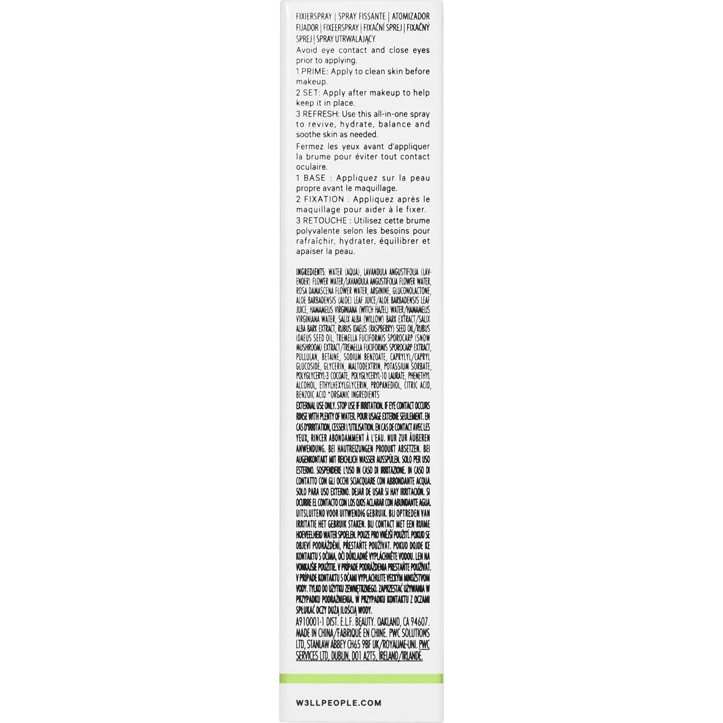 Spray Fijador 3-en-1 Well People - Hidrata y Revitaliza 68g