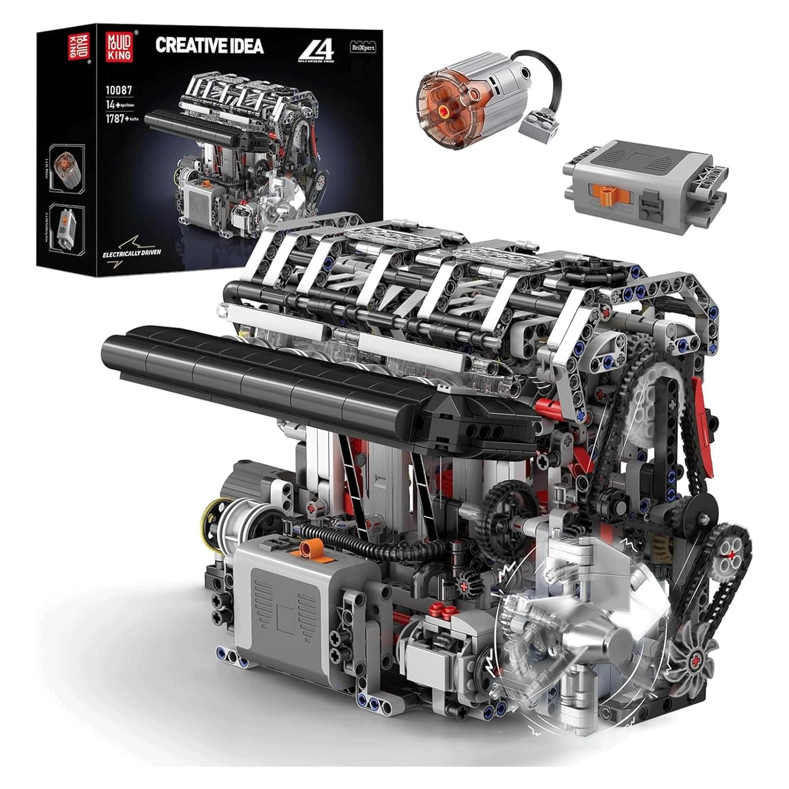 Mould King L4 Motor Inline-Cuatro 1787 Piezas Juguete