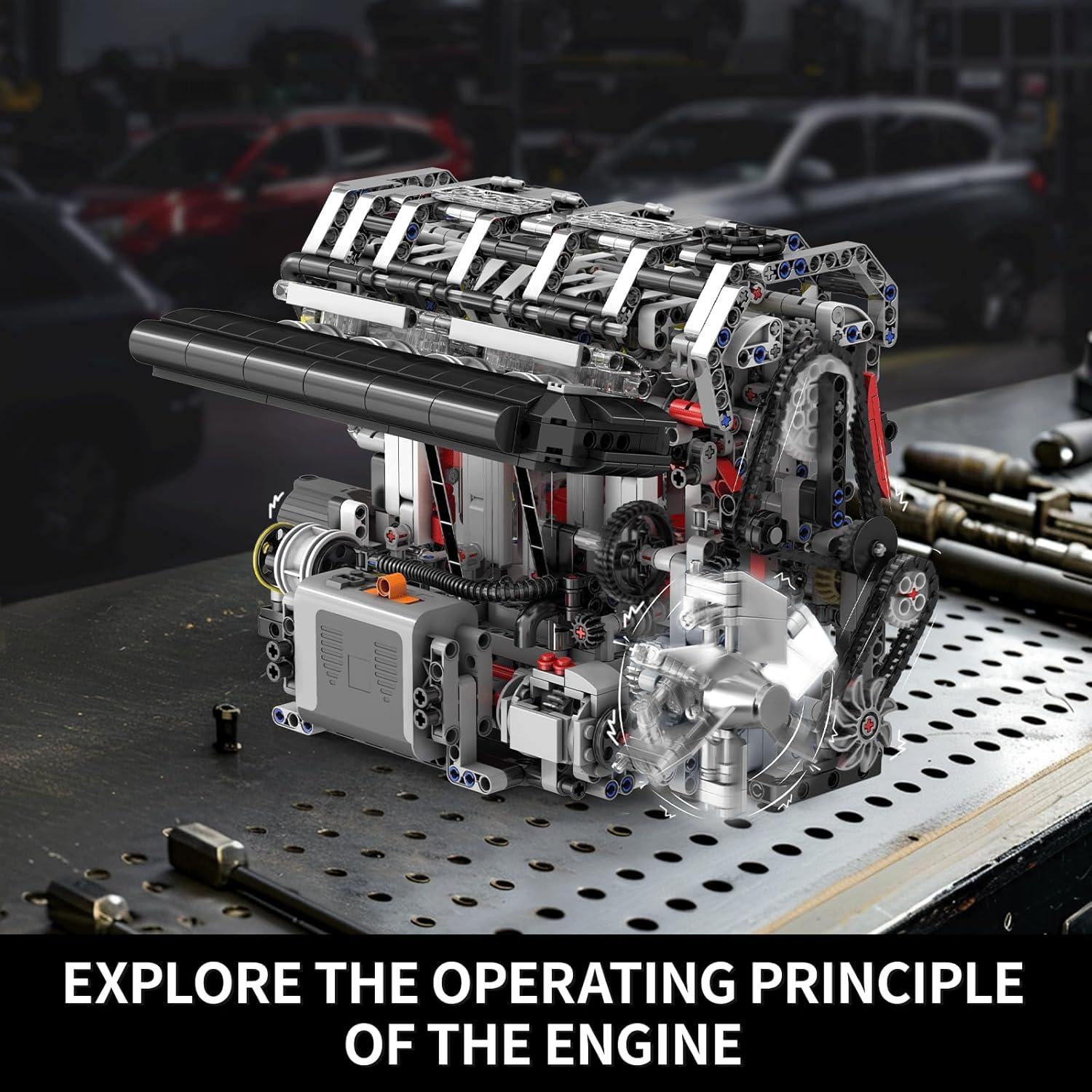 Mould King L4 Motor Inline-Cuatro 1787 Piezas Juguete