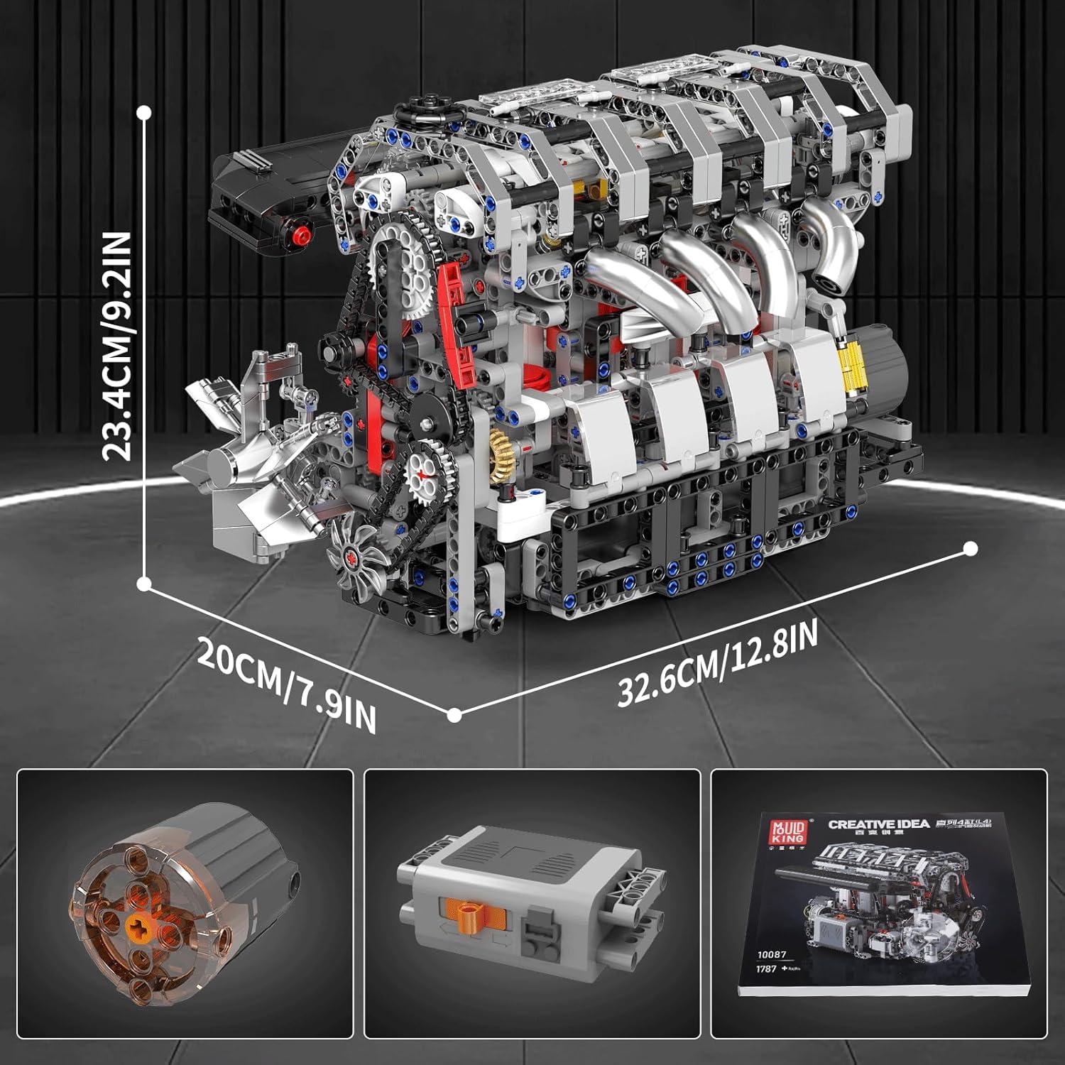 Mould King L4 Motor Inline-Cuatro 1787 Piezas Juguete