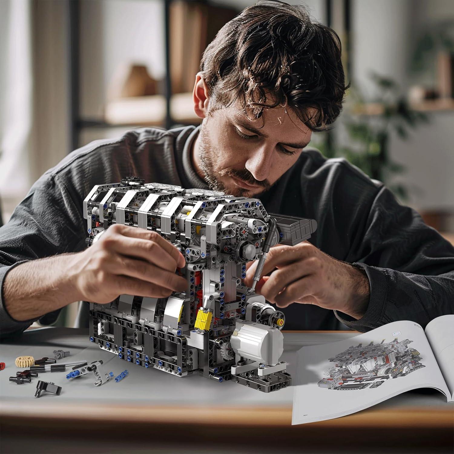 Mould King L4 Motor Inline-Cuatro 1787 Piezas Juguete