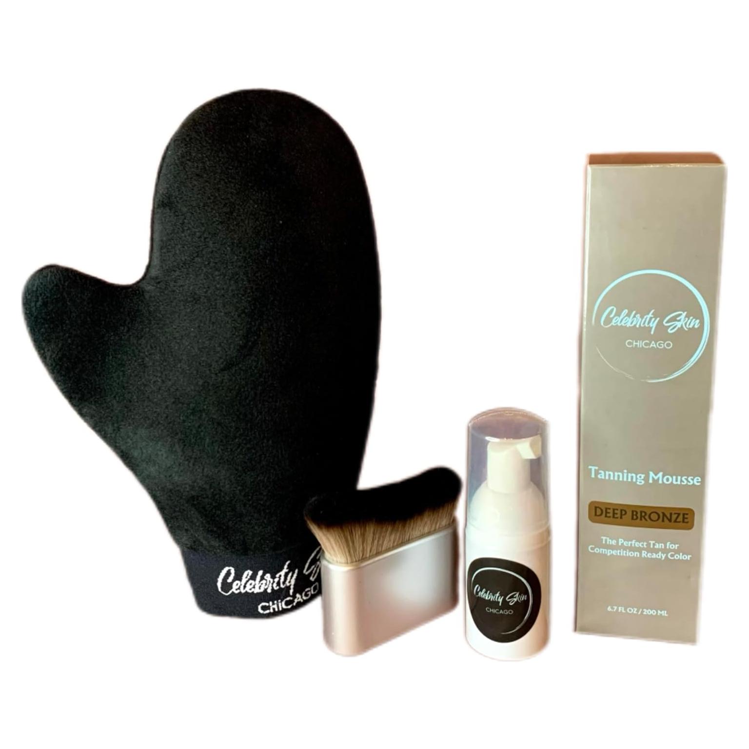 Kit de Bronceado Completo Celebrity Skin Chicago - Mousse Profundo