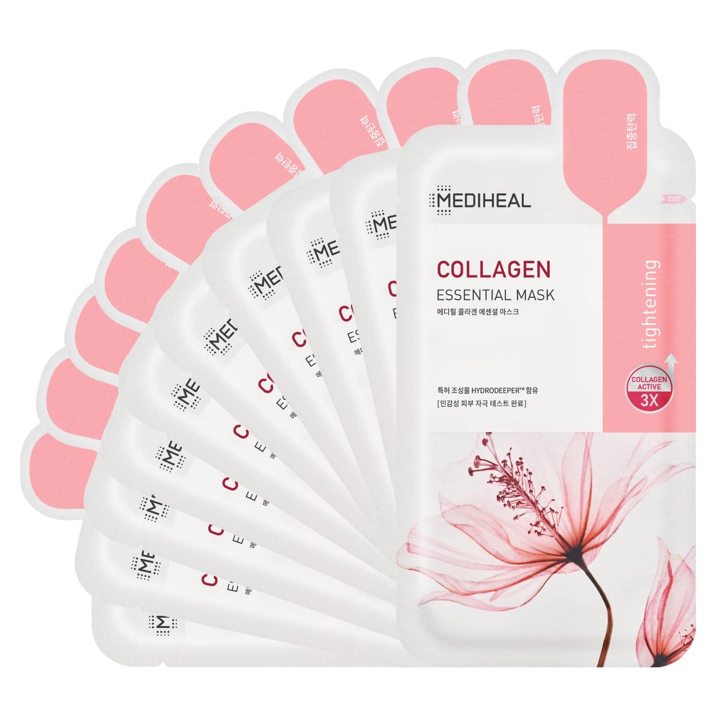 Mascarilla Facial Mediheal Colágeno 10 Hojas Reafirmante