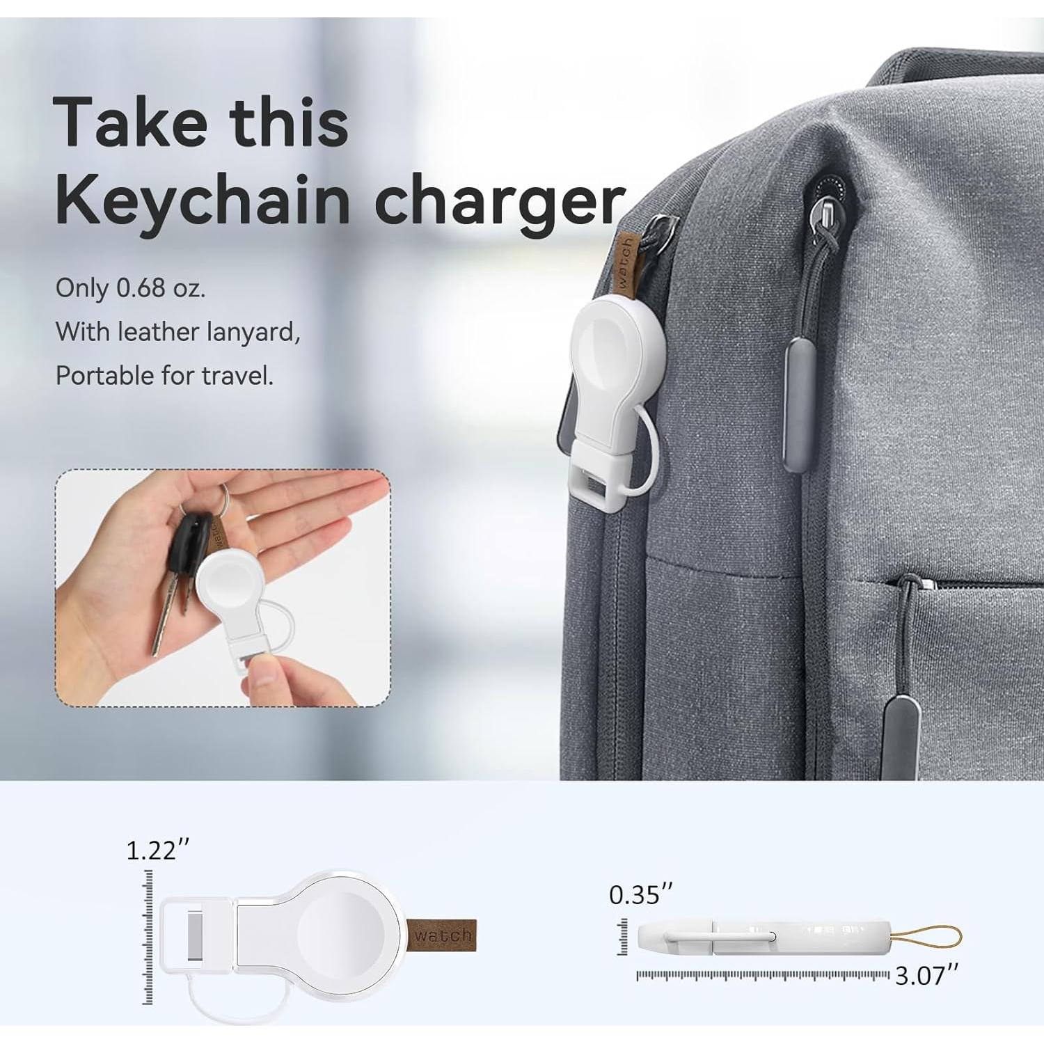 Cargador Inalámbrico NEWDERY para Apple Watch 7 6 5 4 3 2 1 SE