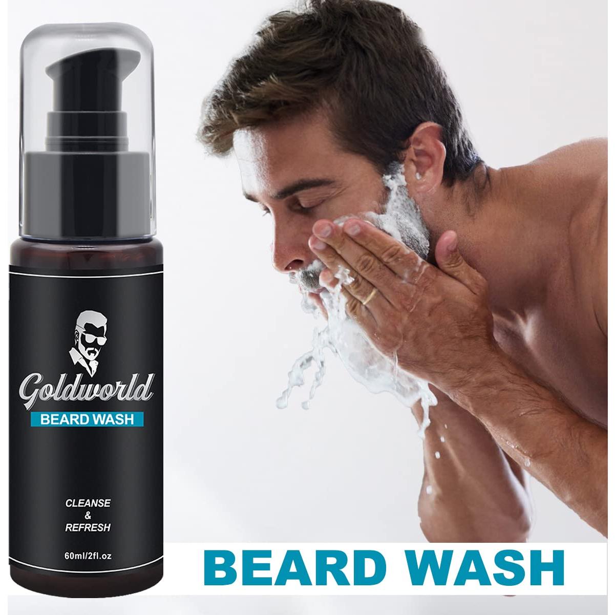 Kit de Cuidado de Barba GoldWorld con Jabón y Aceite