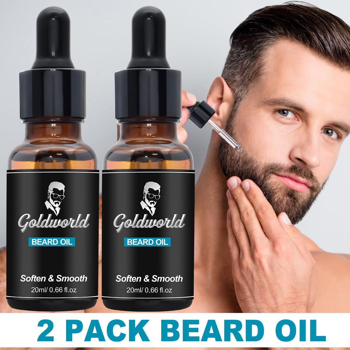 Kit de Cuidado de Barba GoldWorld con Jabón y Aceite