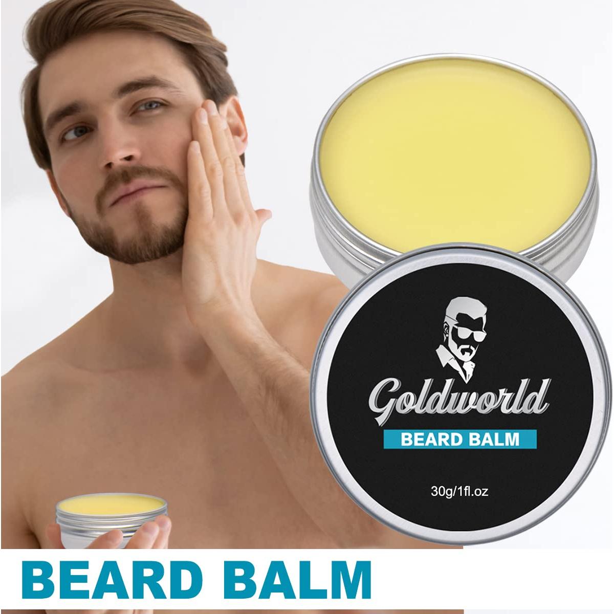 Kit de Cuidado de Barba GoldWorld con Jabón y Aceite