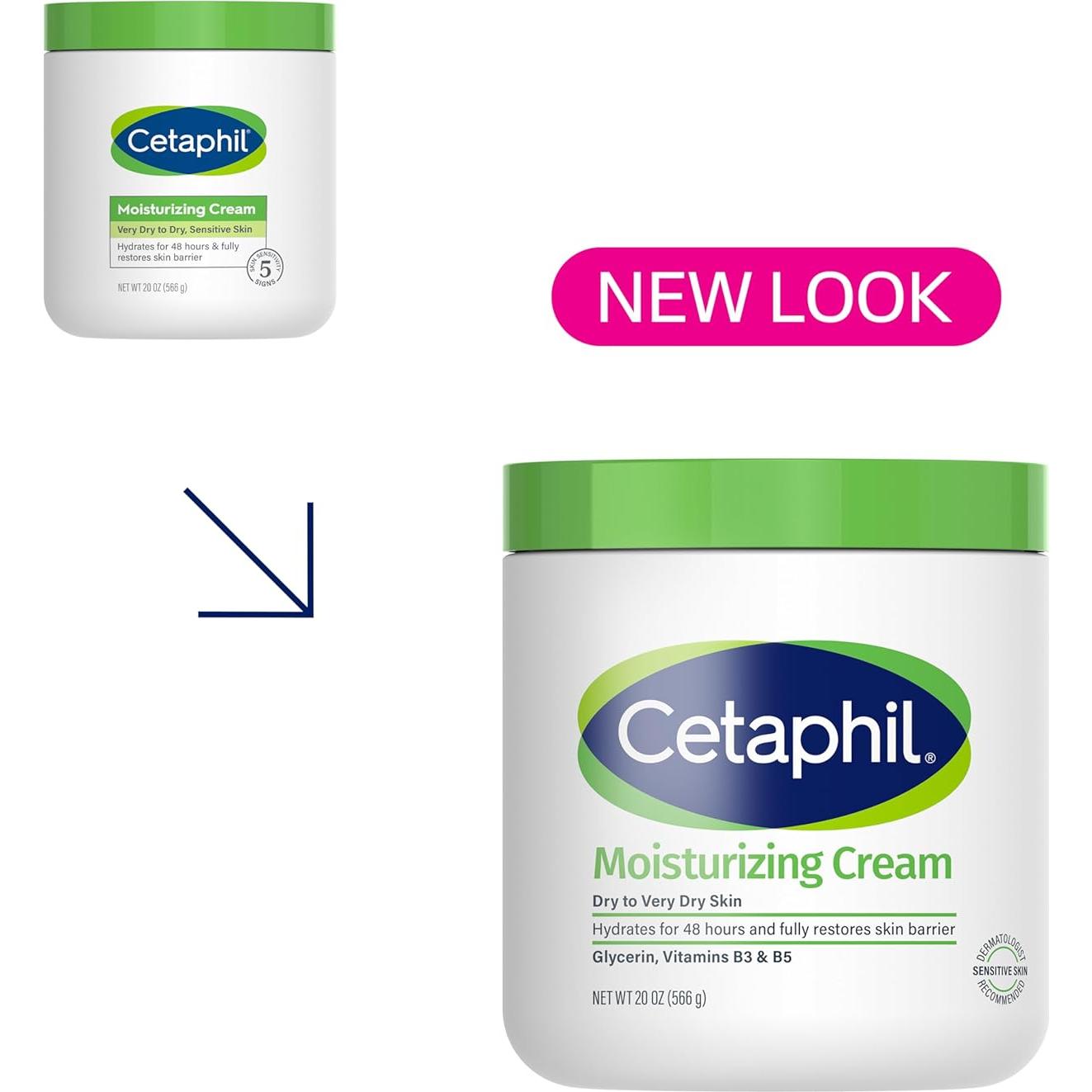 Crema Hidratante Cetaphil 567 g Piel Seca y Sensible