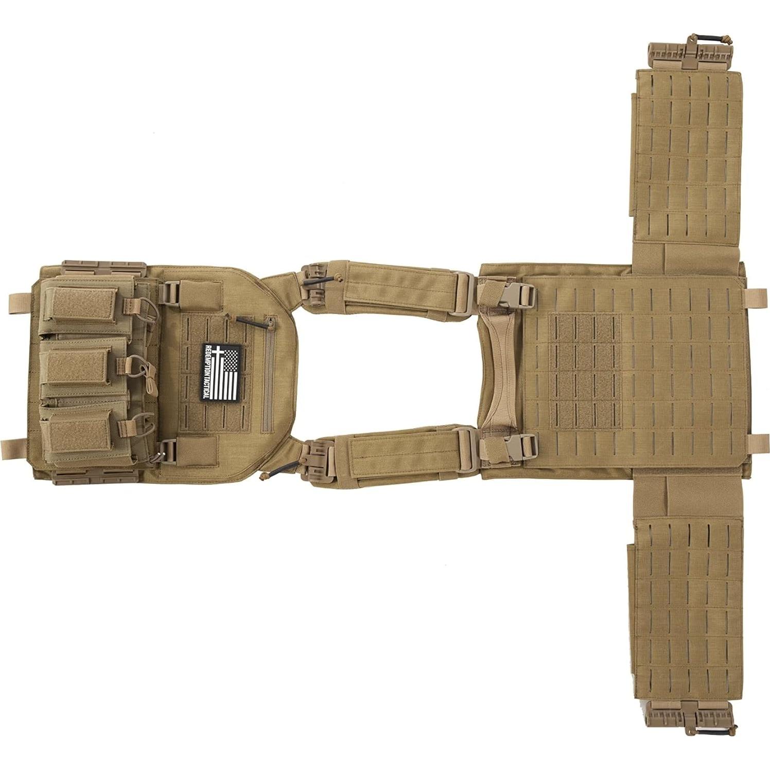 Chaleco Táctico Molle Crusader 2.0 con Bolsillos y Triple Mag