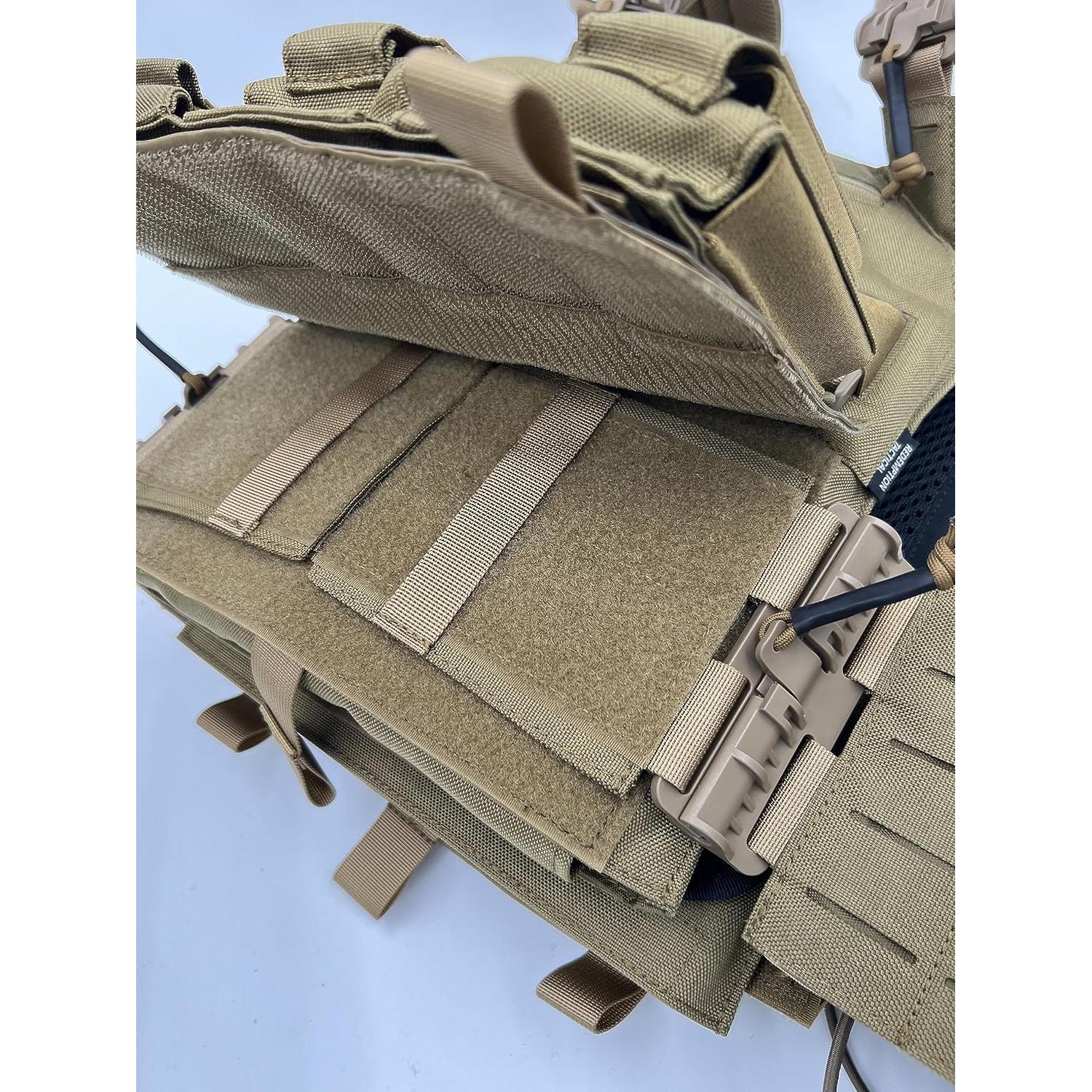 Chaleco Táctico Molle Crusader 2.0 con Bolsillos y Triple Mag