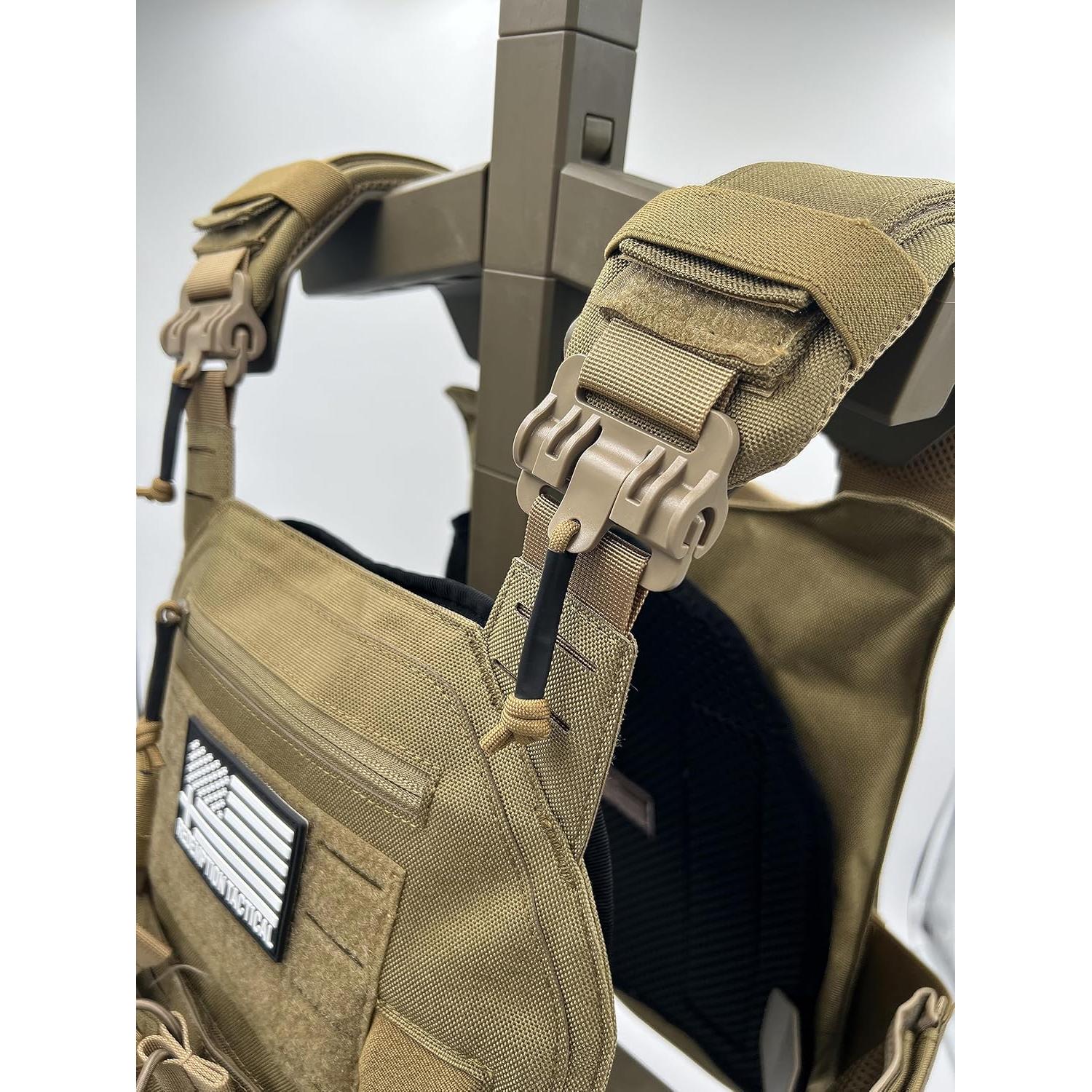 Chaleco Táctico Molle Crusader 2.0 con Bolsillos y Triple Mag