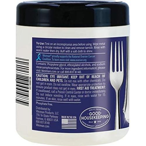 Toallitas limpiadoras Weiman para joyería - 20 unidades