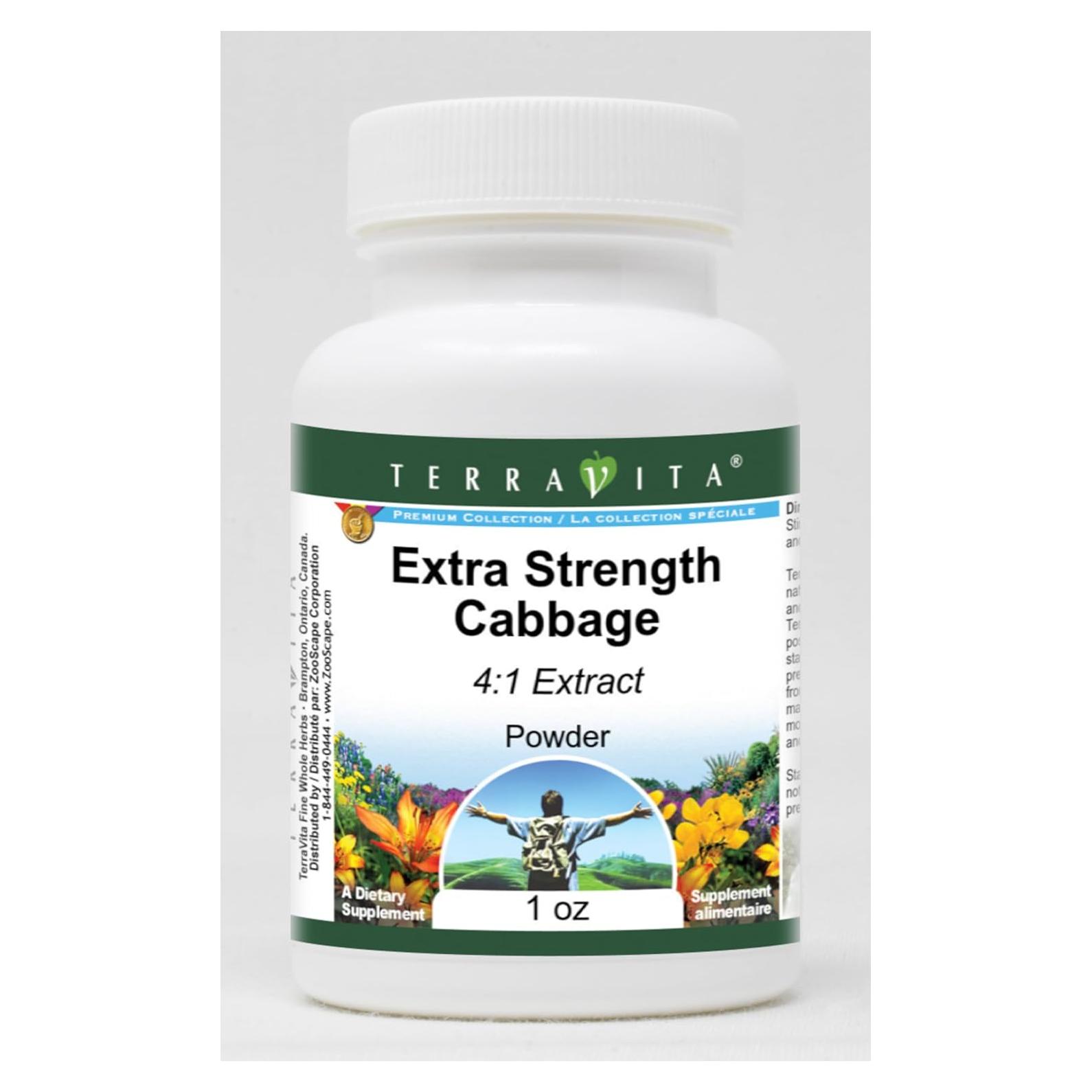 Extracto en polvo de repollo TerraVita 28.35 g - Uso medicinal