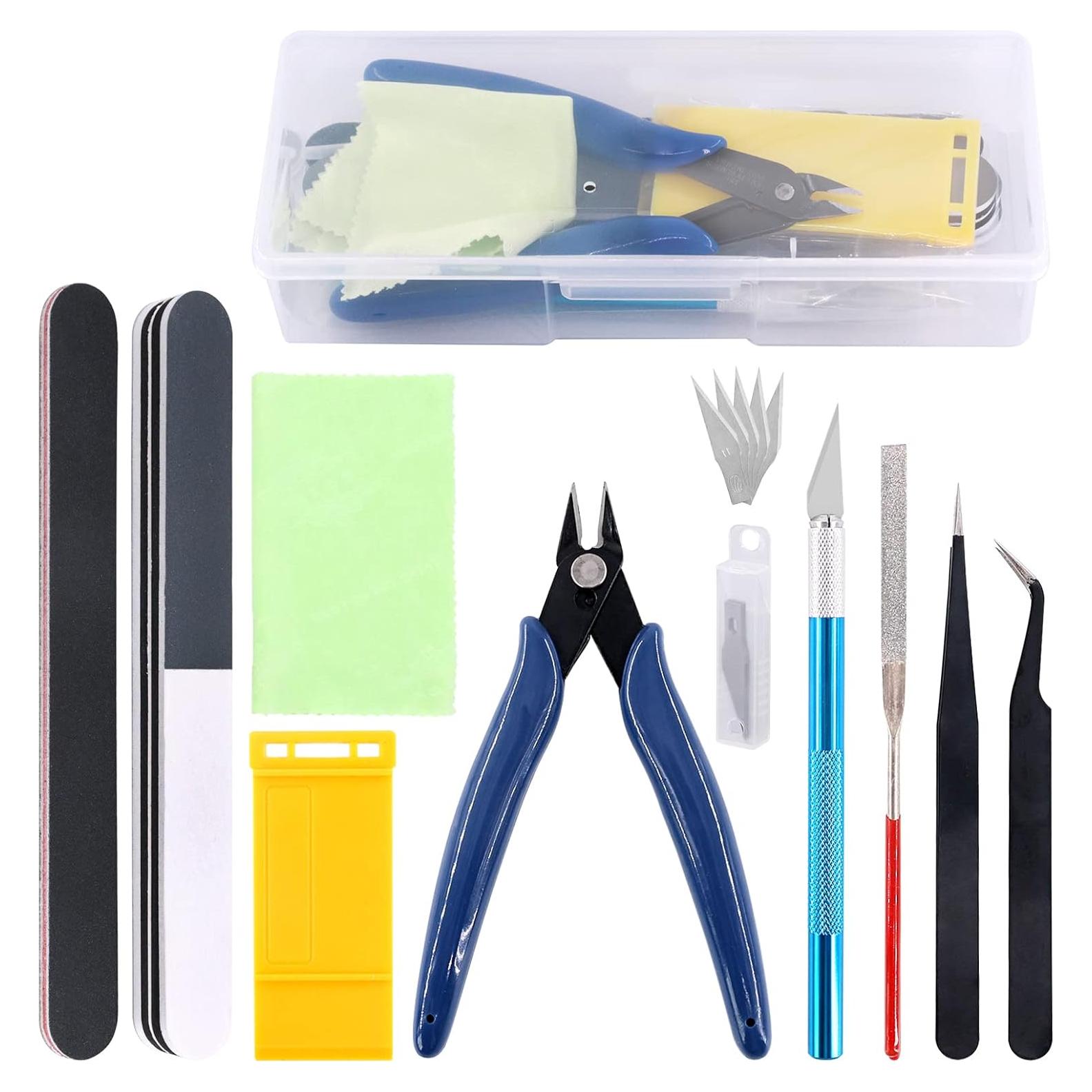 Juego de herramientas de modelismo Rustark 10 piezas