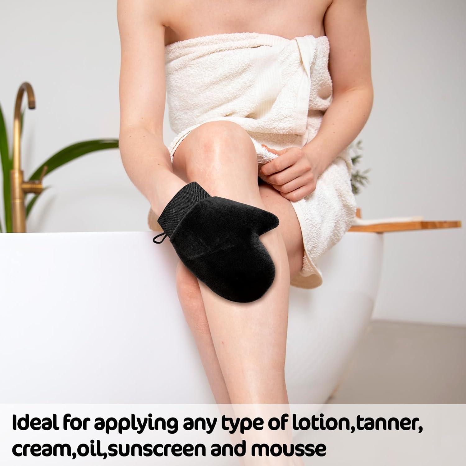 Kit de Aplicador de Autobronceador TIESOME 4 Piezas Reutilizables