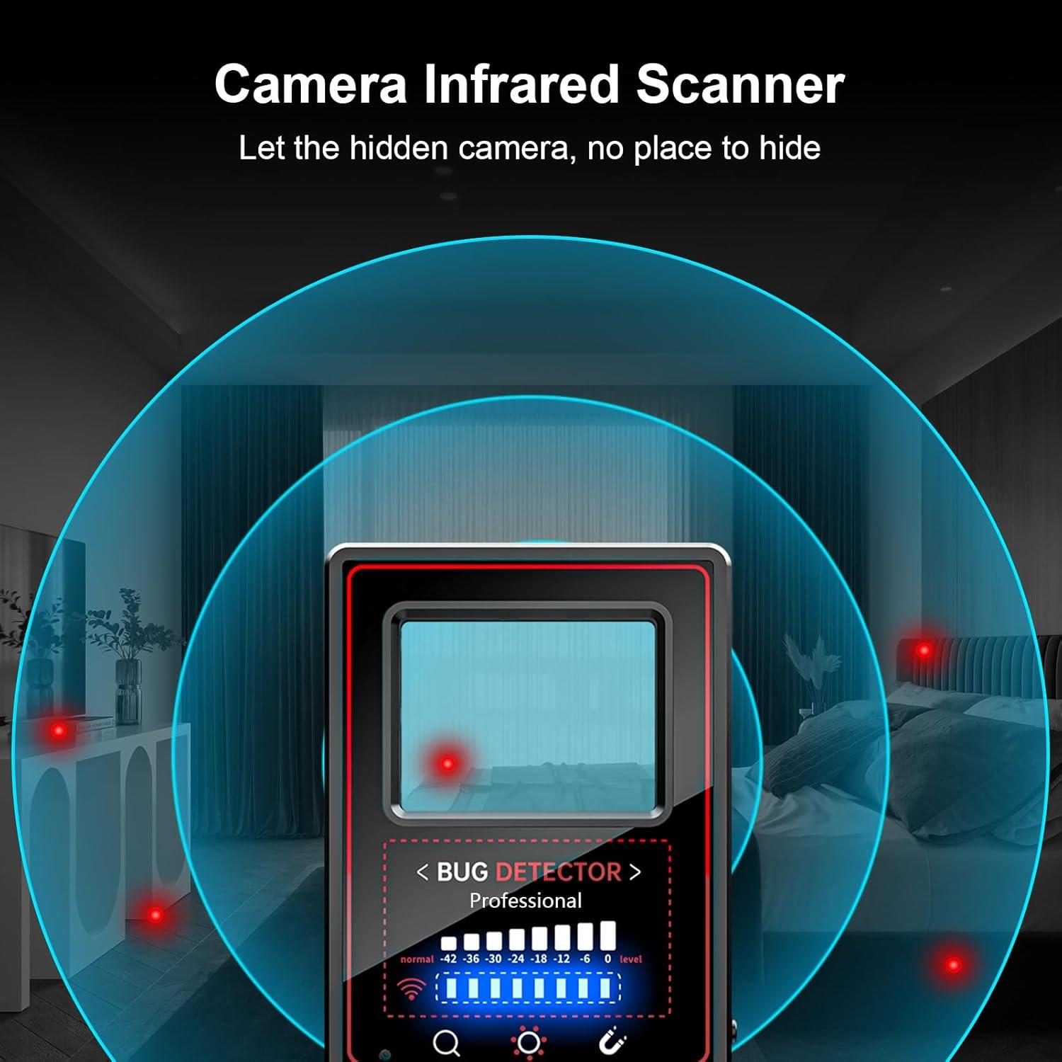 Detector de Cámara Oculta Eagarch CD001 con Visión Nocturna
