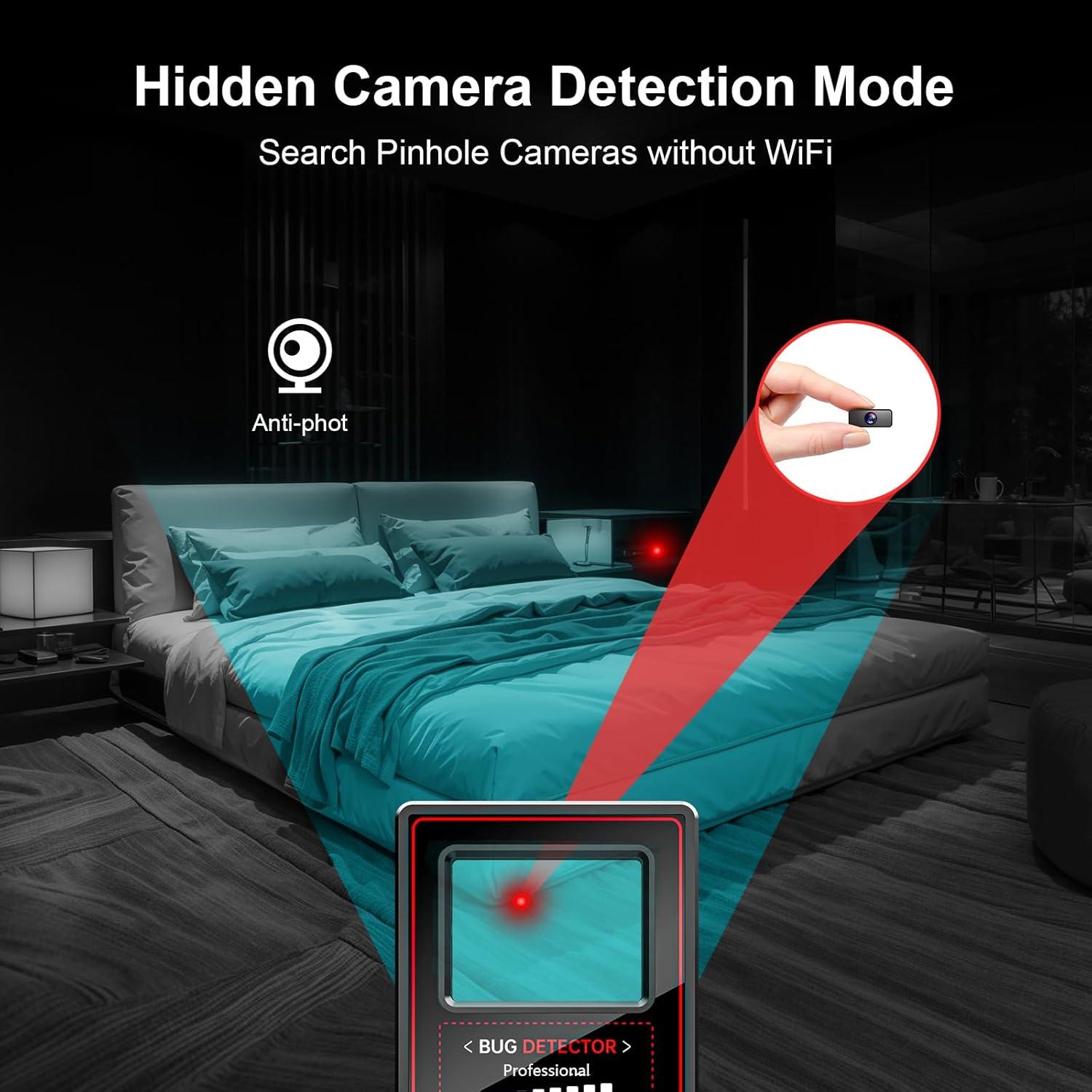 Detector de Cámara Oculta Eagarch CD001 con Visión Nocturna