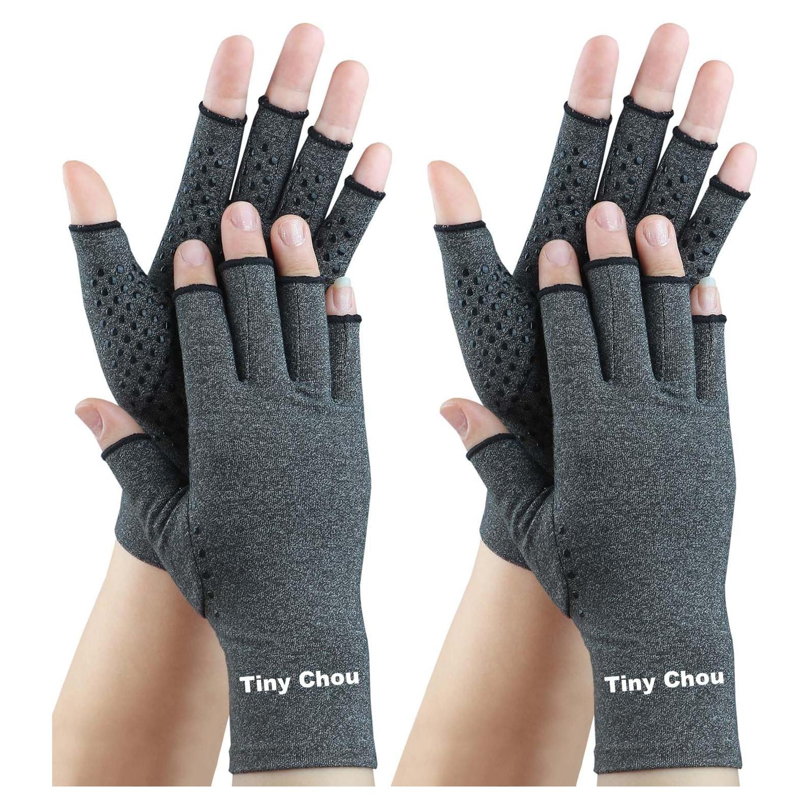 Guantes de Compresión Tiny Chou para Artritis - 2 Pares