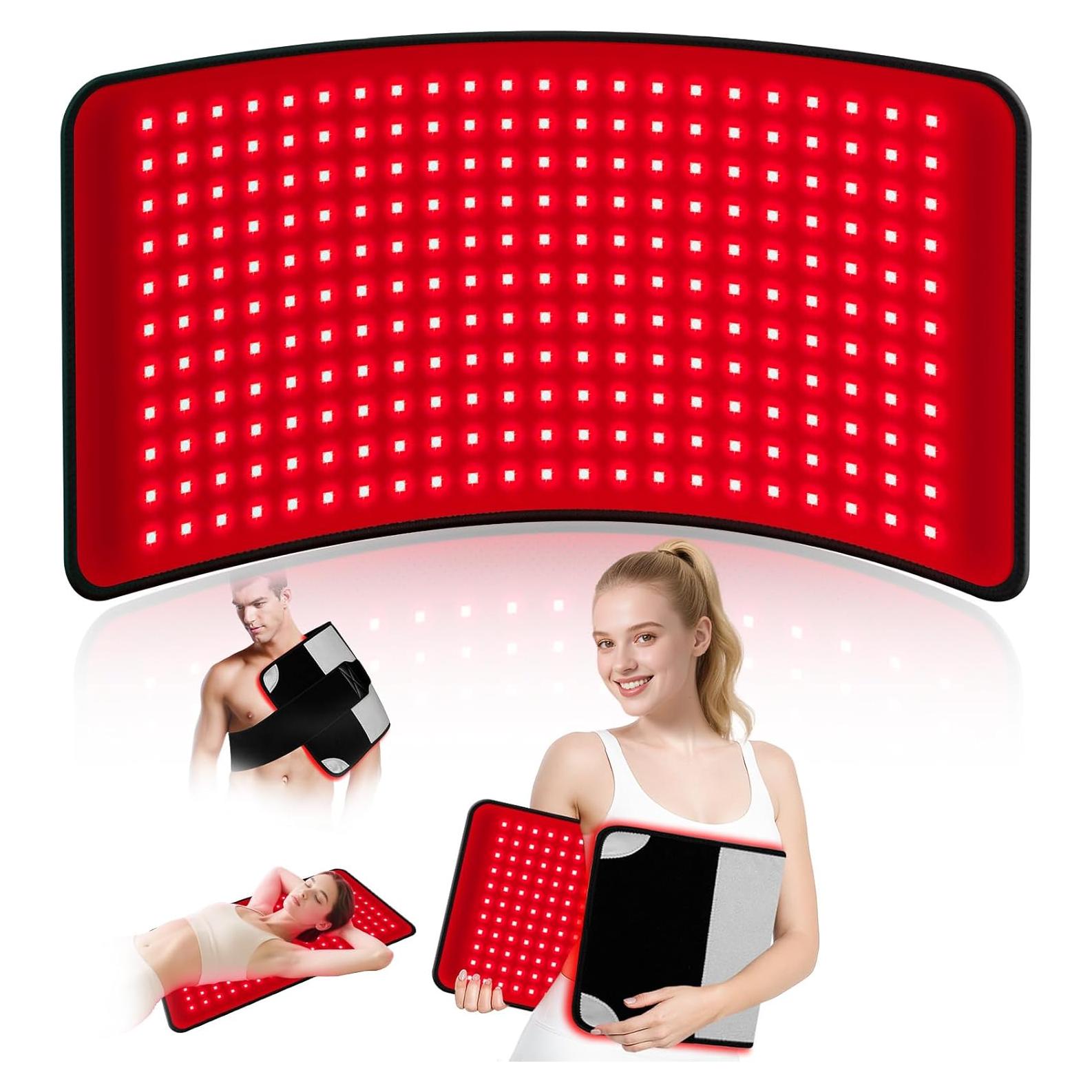 Alfombra de Terapia de Luz Roja Puroth 61x30.5cm 242 LEDs