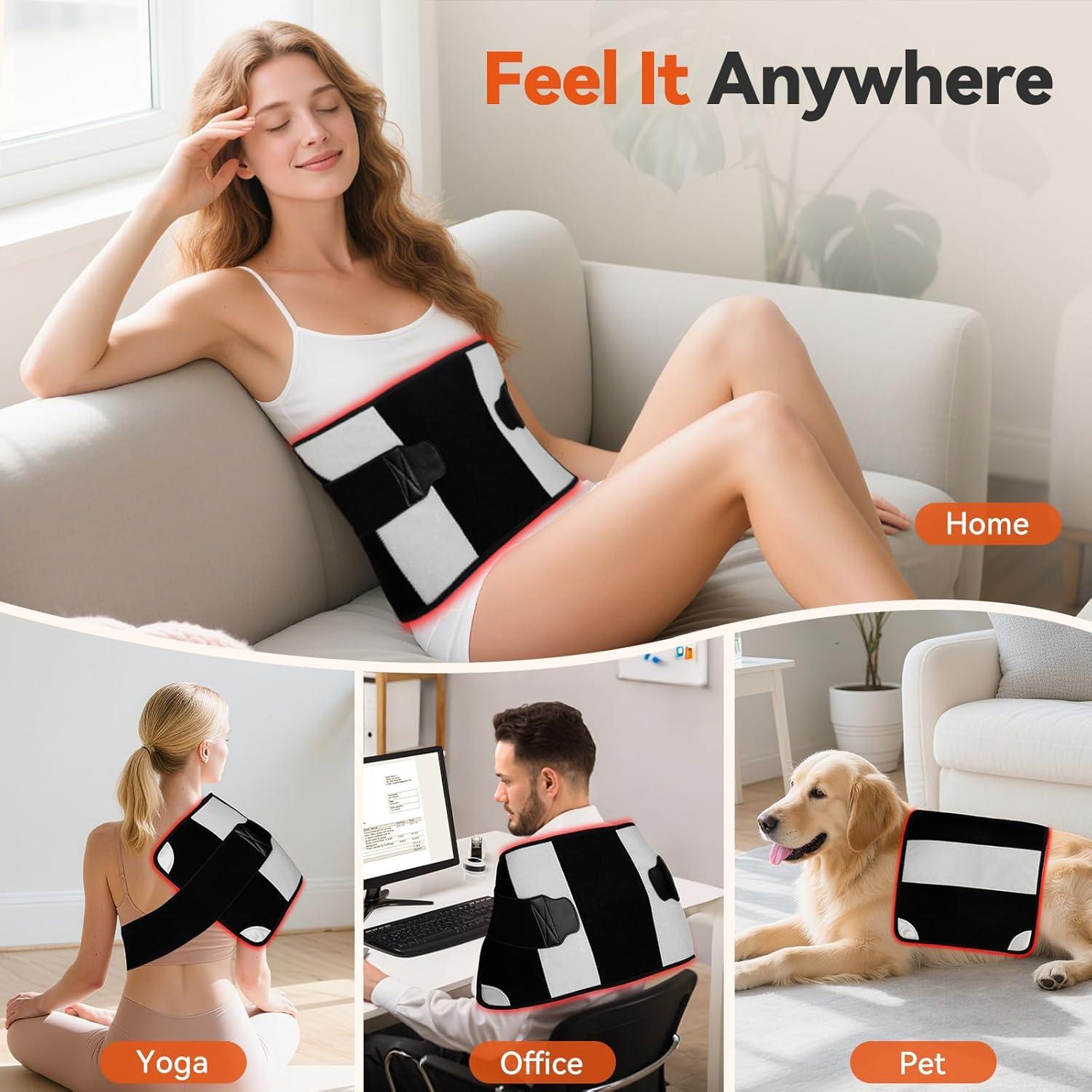 Alfombra de Terapia de Luz Roja Puroth 61x30.5cm 242 LEDs