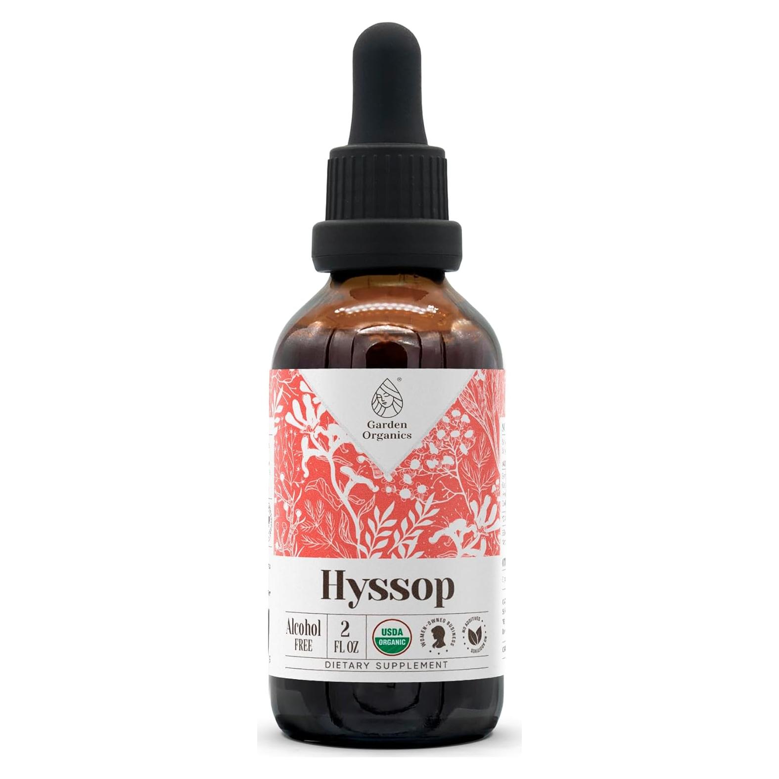 Extracto de Hisopo Orgánico Garden Organics 59 ml Sin Alcohol