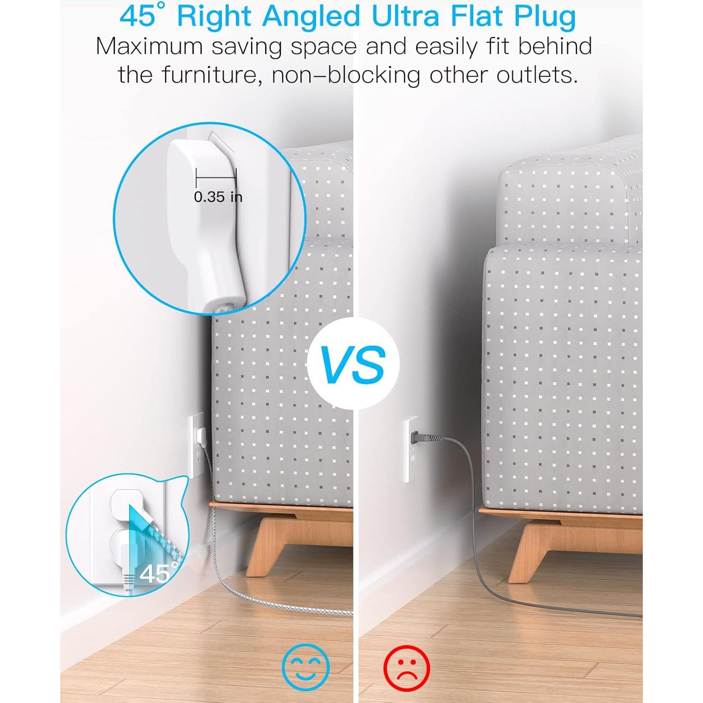 Regleta de enchufes One Beat 3 salidas 4 USB 22.5W blanca