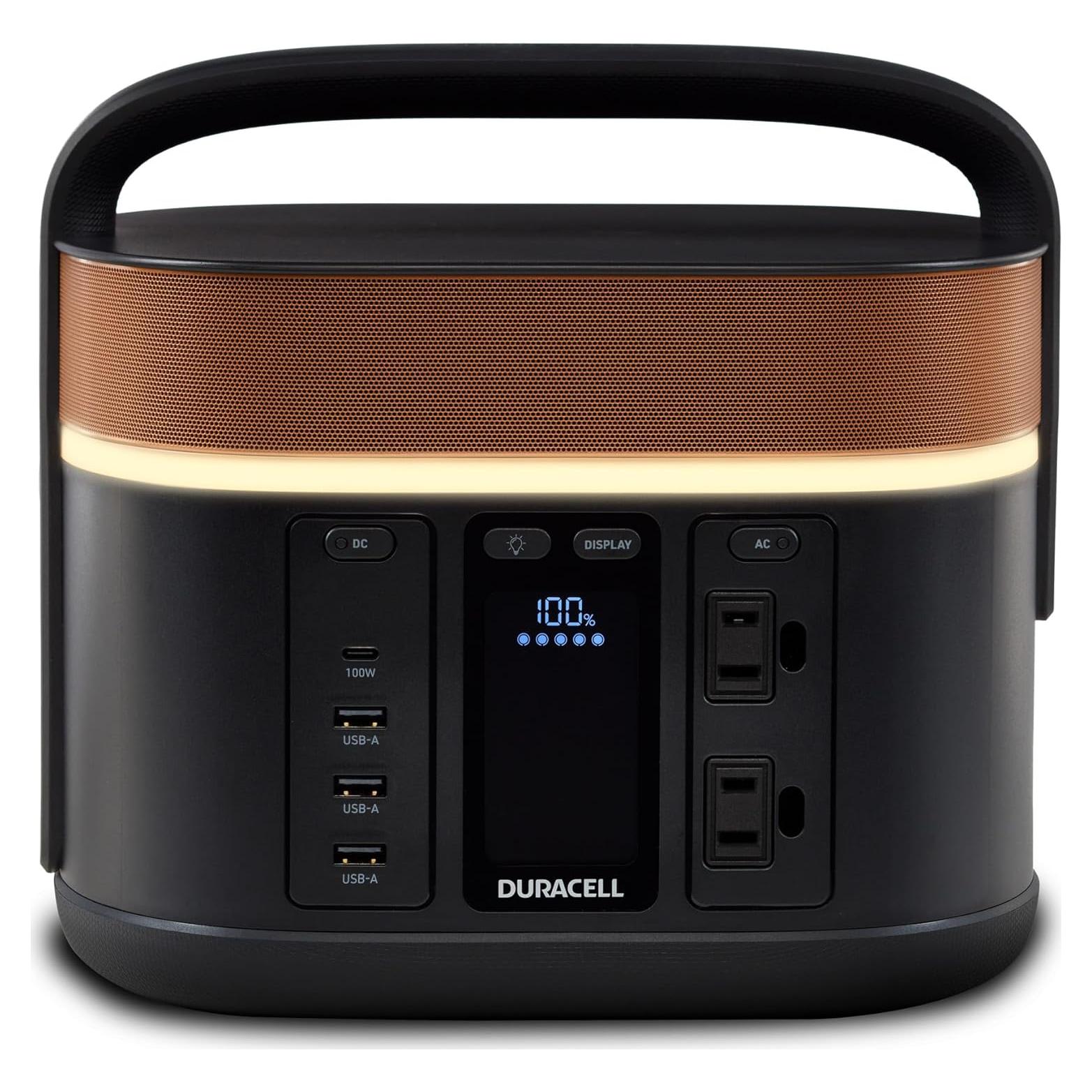 Estación de Energía Portátil Duracell G350 350W Batería de Litio