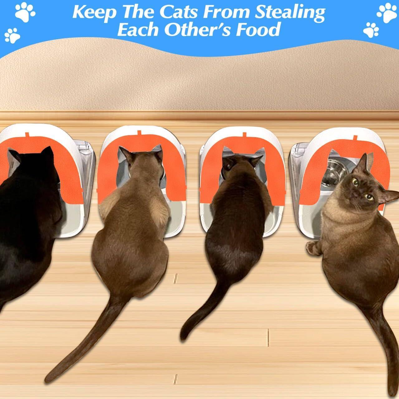 Cubierta Frontal GUSUCIN para Comedero Microchip Mascotas Naranja